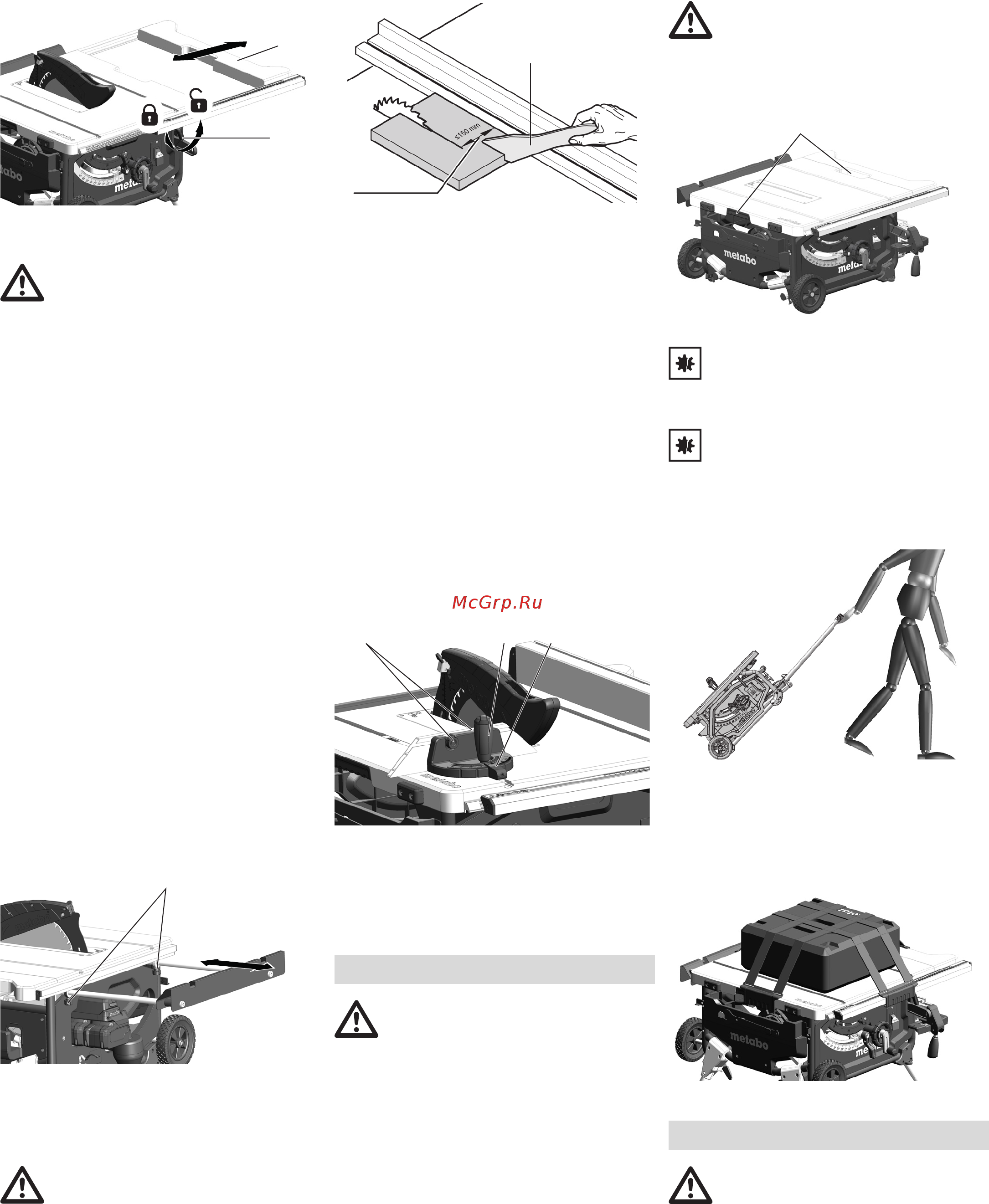 Metabo TS 36-18 LTX BL 254 (613025810) [20/152] Care and maintenance