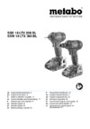 Metabo SSW 18 LTX 300 BL (602395840) Инструкция по эксплуатации