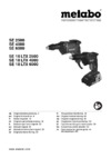 Metabo SE 18 LTX 6000 (620049890) без акк и з.у Инструкция по эксплуатации