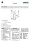 Metabo TP 7500 SI (250750013) Инструкция по эксплуатации