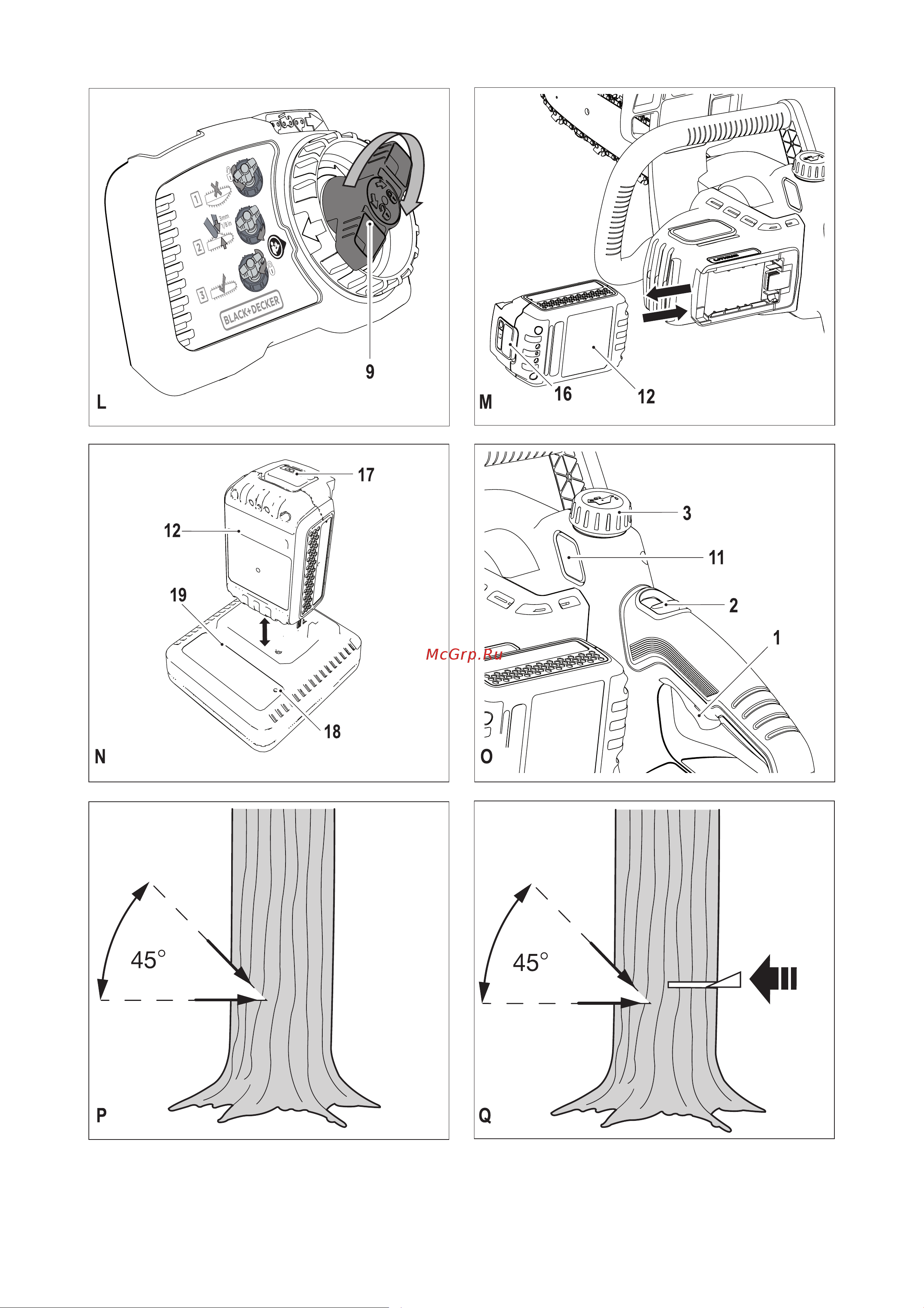 BLACK & DECKER GKC3630L20 Инструкция по эксплуатации онлайн [4/24] 663588