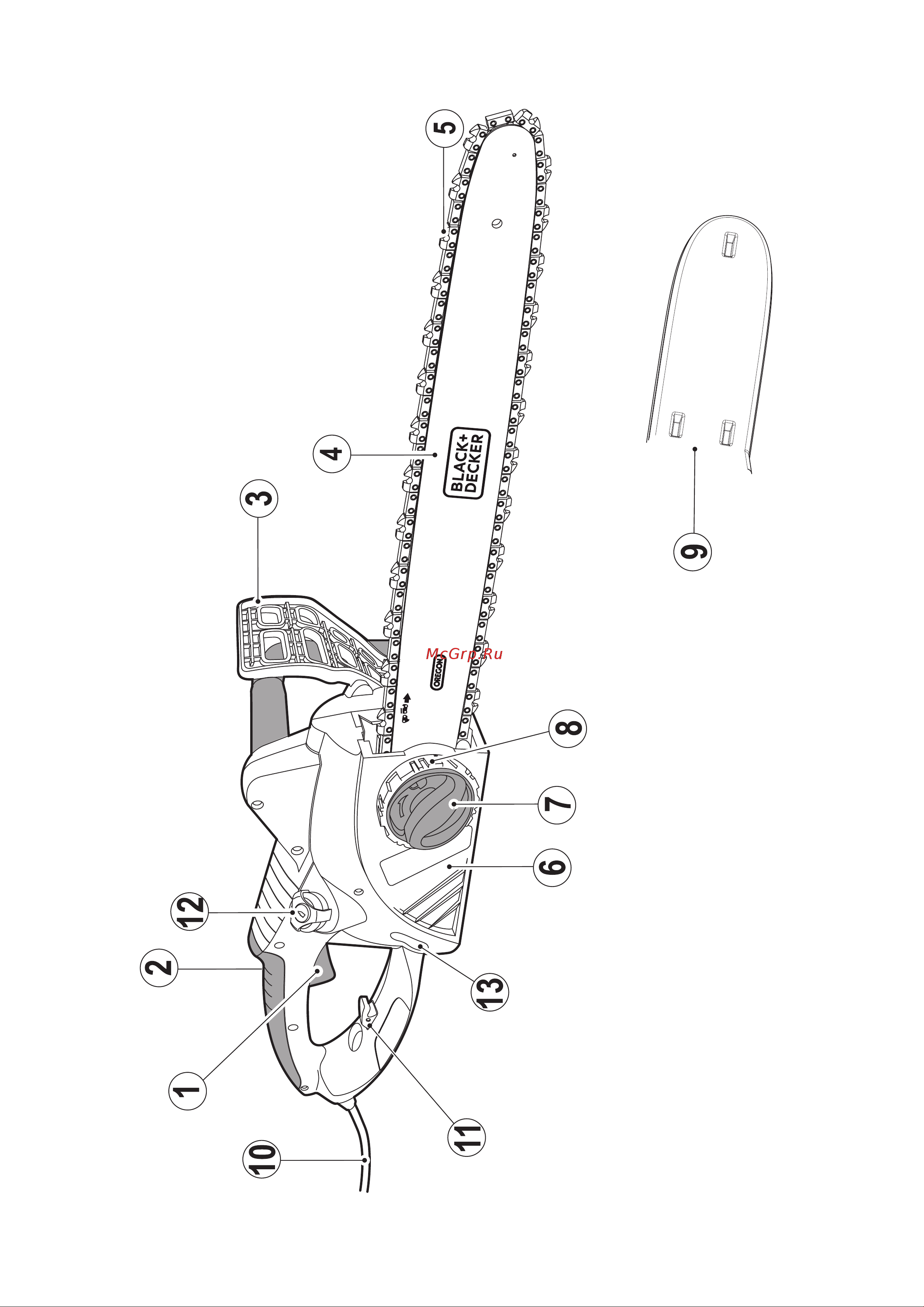 BLACK & DECKER CS2245 Инструкция по эксплуатации онлайн [2/24] 663565