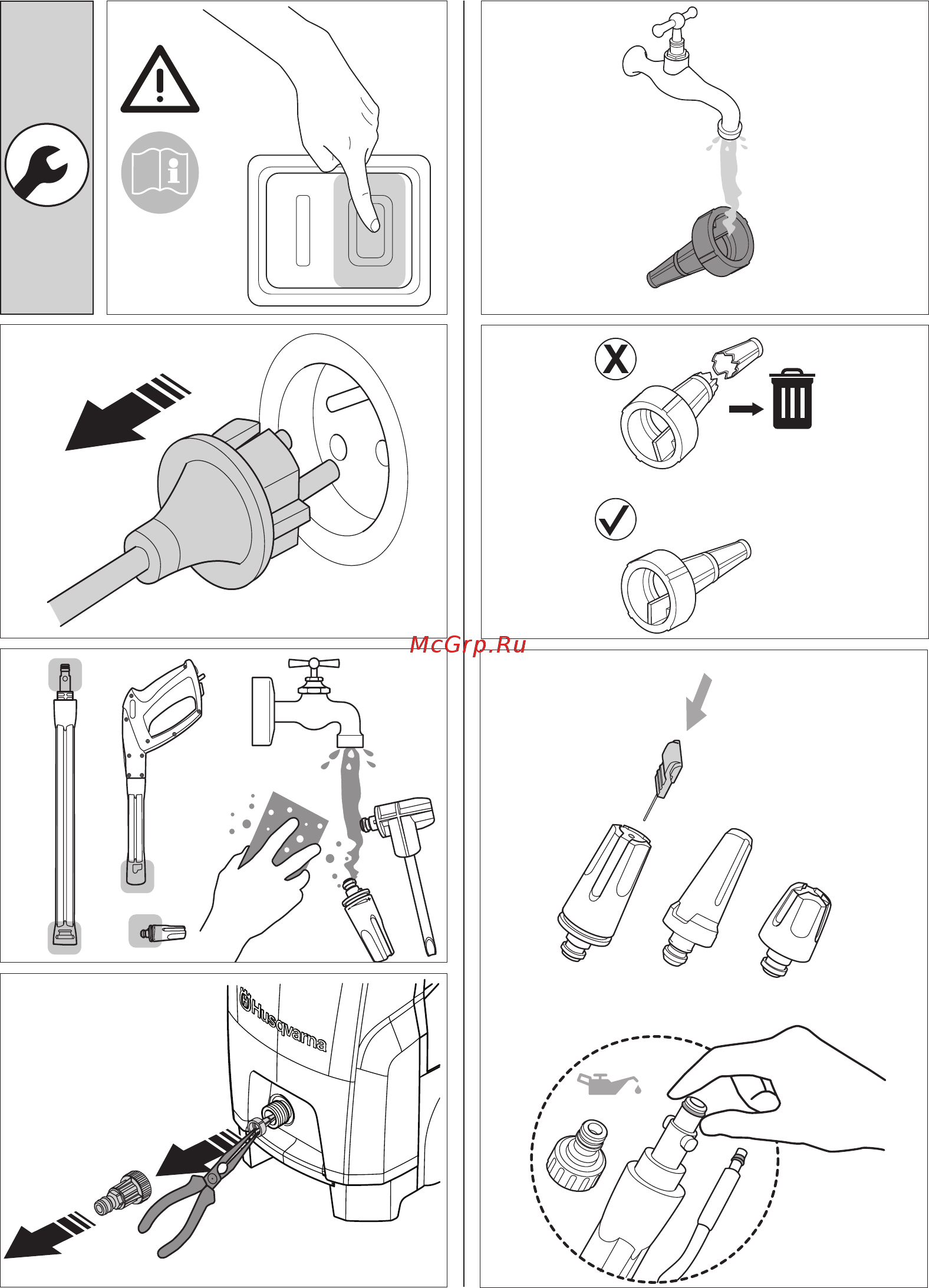 Husqvarna PW 235 (9704573-01) Инструкция по эксплуатации онлайн [10/12] 503781