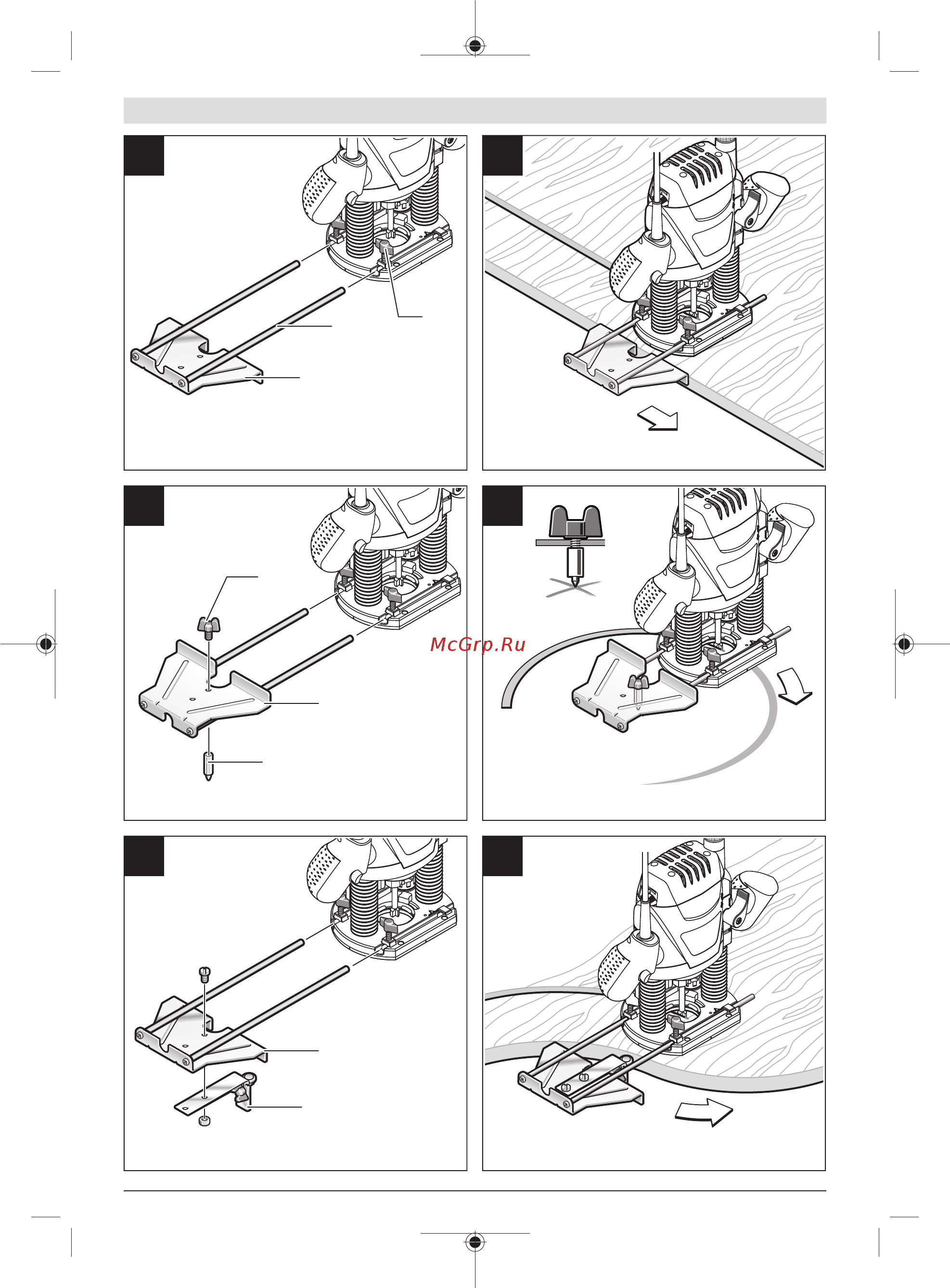 Bosch POF 1400 ACE (060326C801) + набор 6 фрез Инструкция по эксплуатации онлайн [5/131] 503952