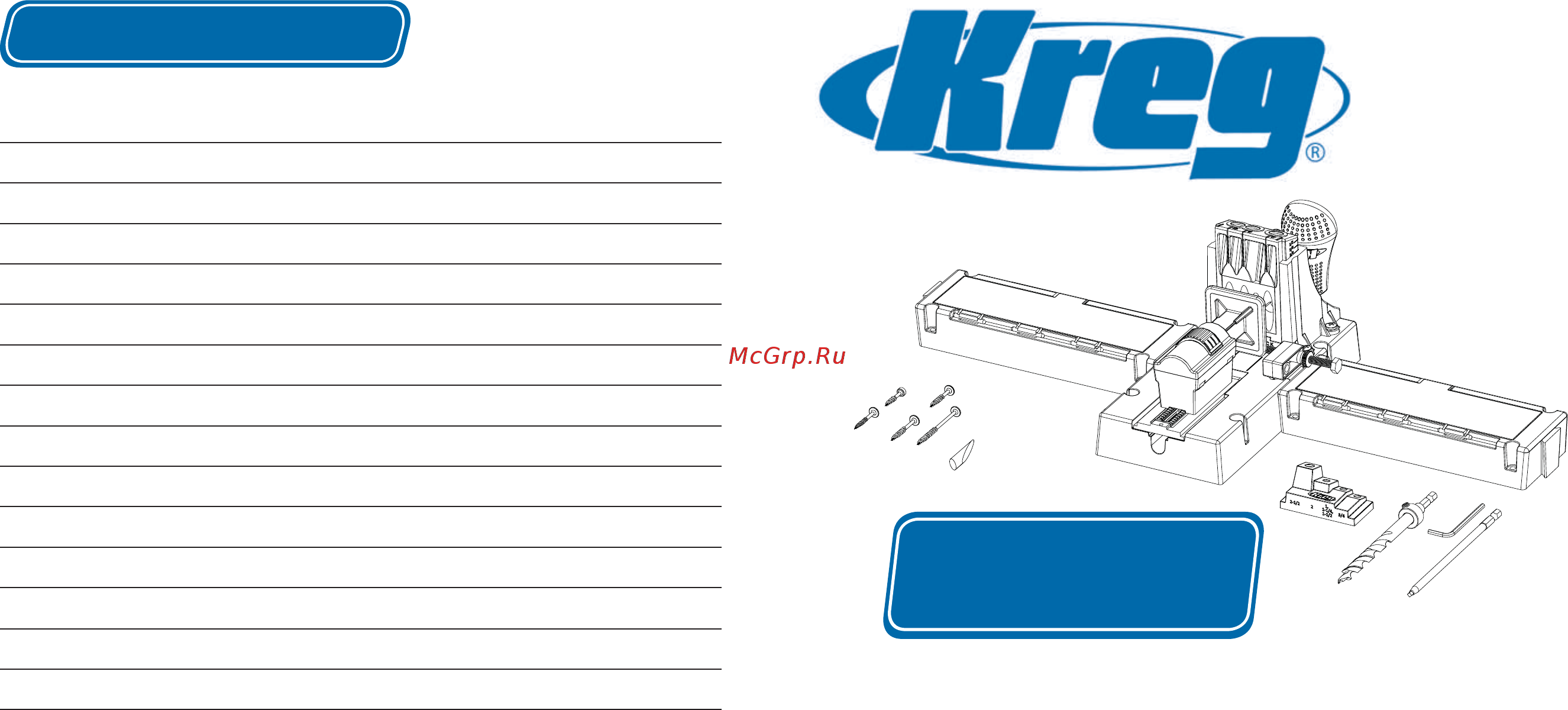 Kreg K5MS-EUR [10/29] Kreg ji