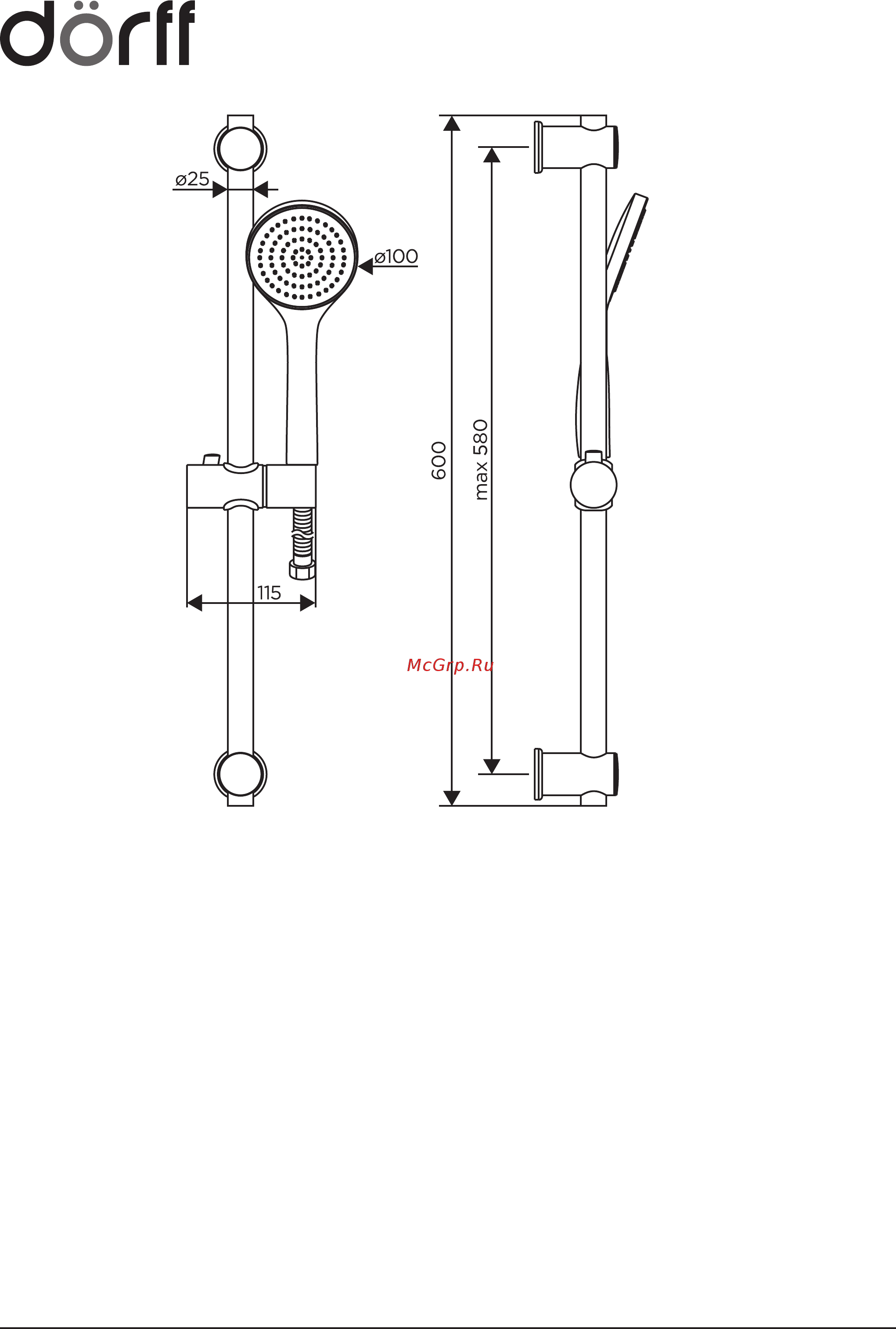 Dorff D0108000WH Comfort Инструкция по эксплуатации онлайн