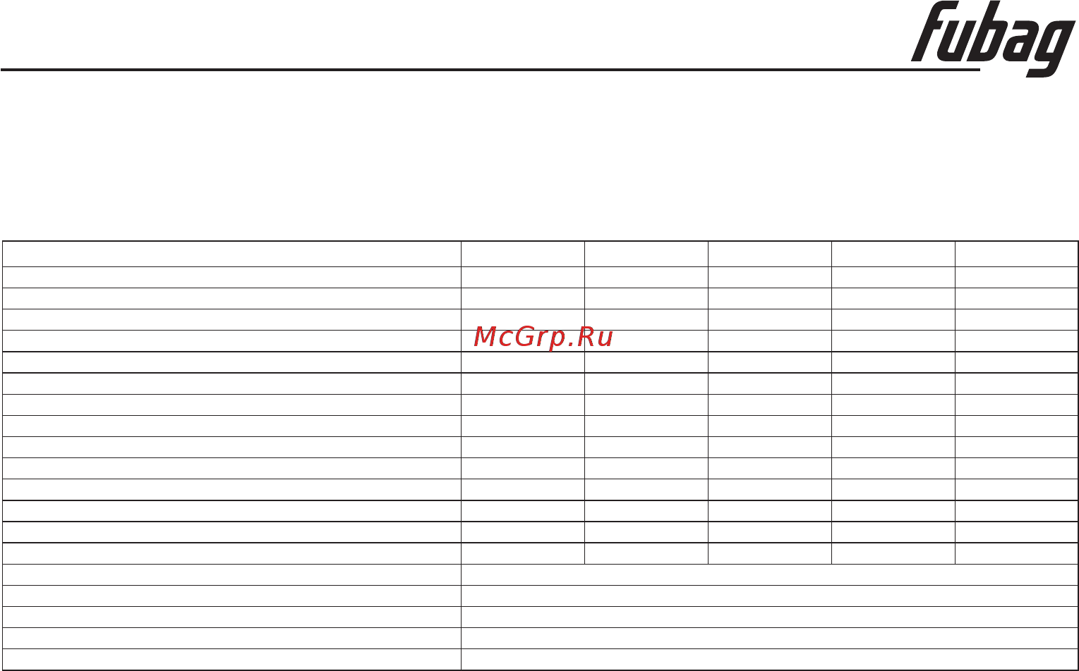 Fubag IR 180 (31402) [4/11] Технические характеристики
