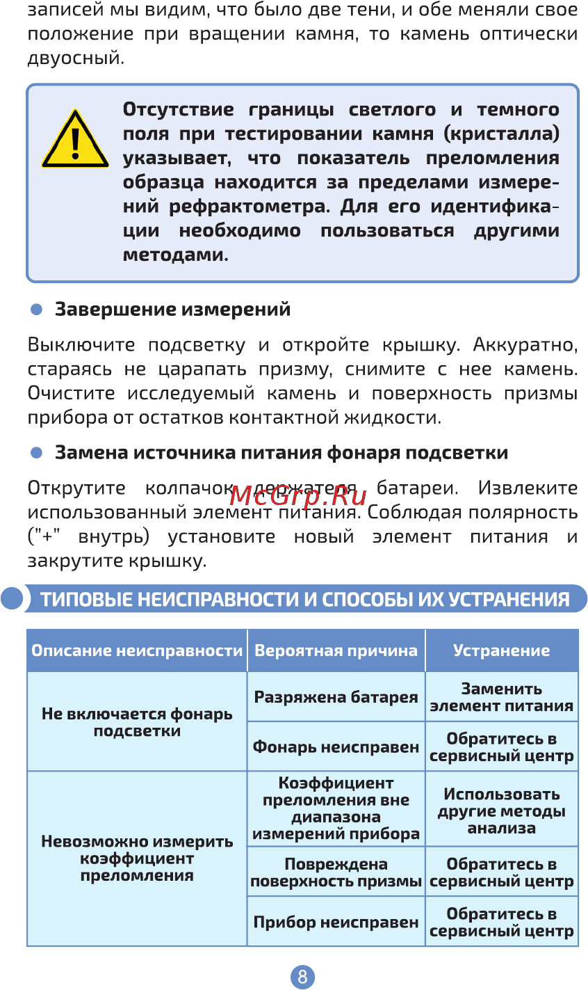 МЕГЕОН 72022 к0000018708 Инструкция по эксплуатации онлайн [8/12] 868493