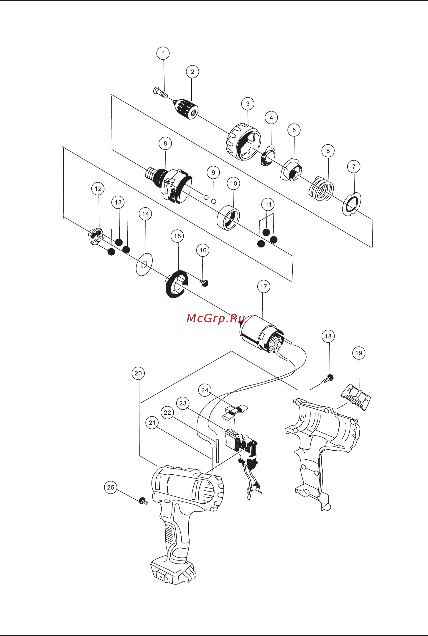 Bort BAB-14Ux2Li-FK [18/32] Exploded view