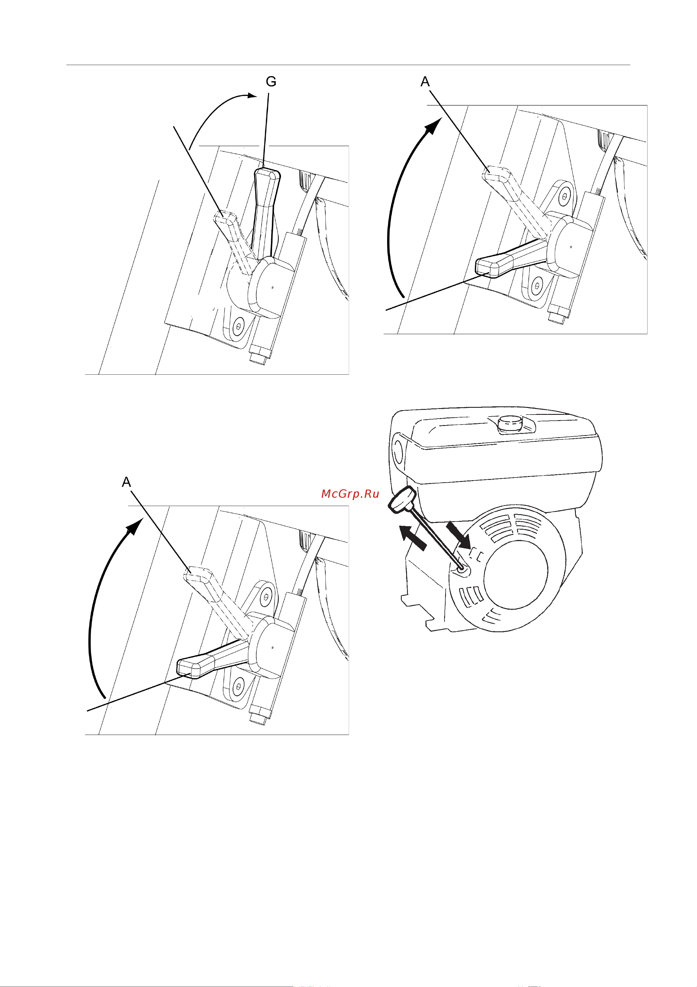 HUSQVARNA CONSTRUCTION LG 164 [22/40] Запуск двигателя ручной запуск hatz
