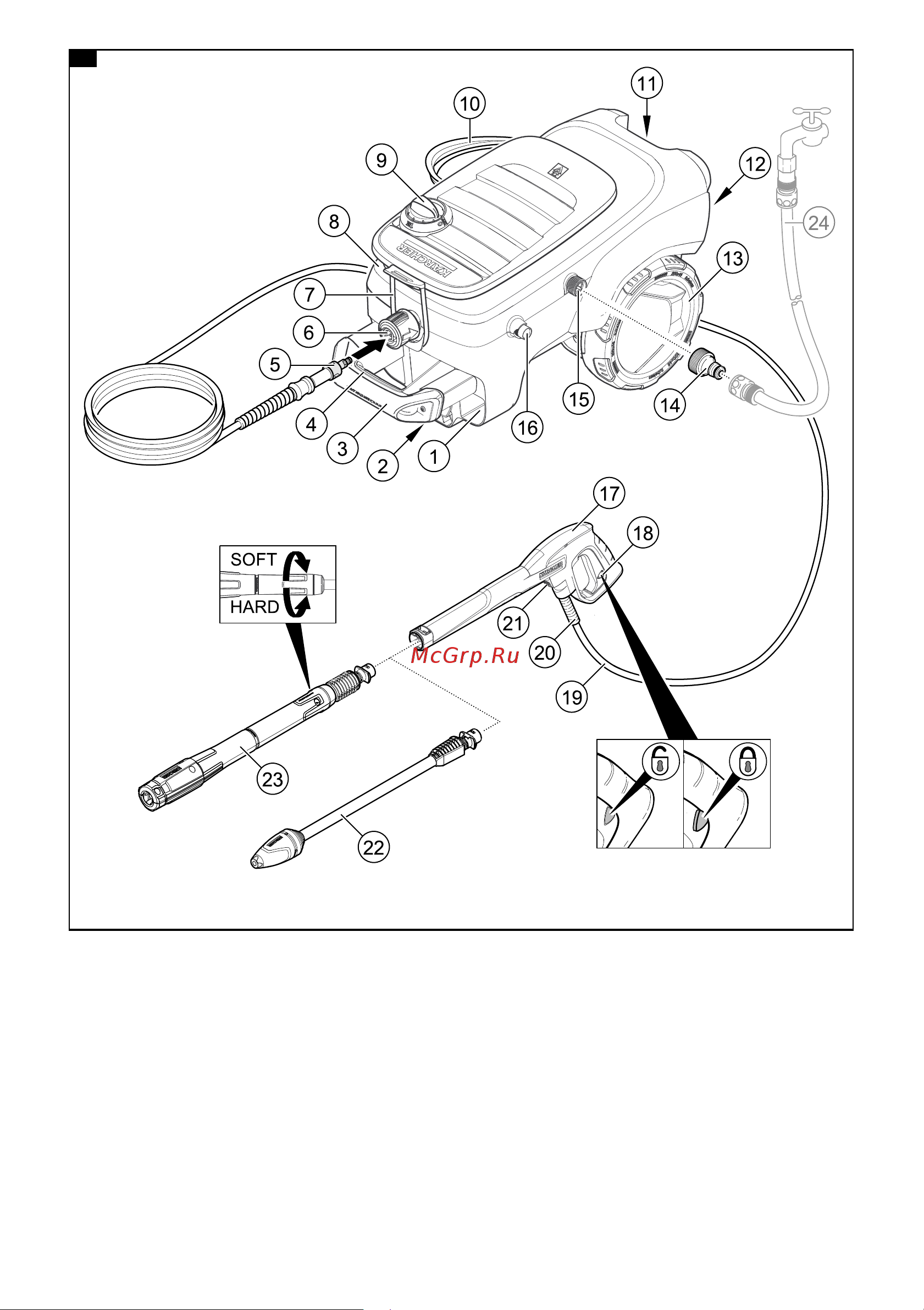 Karcher K 7 Compact EU 1.447-050 Инструкция по эксплуатации онлайн [2/128] 816907