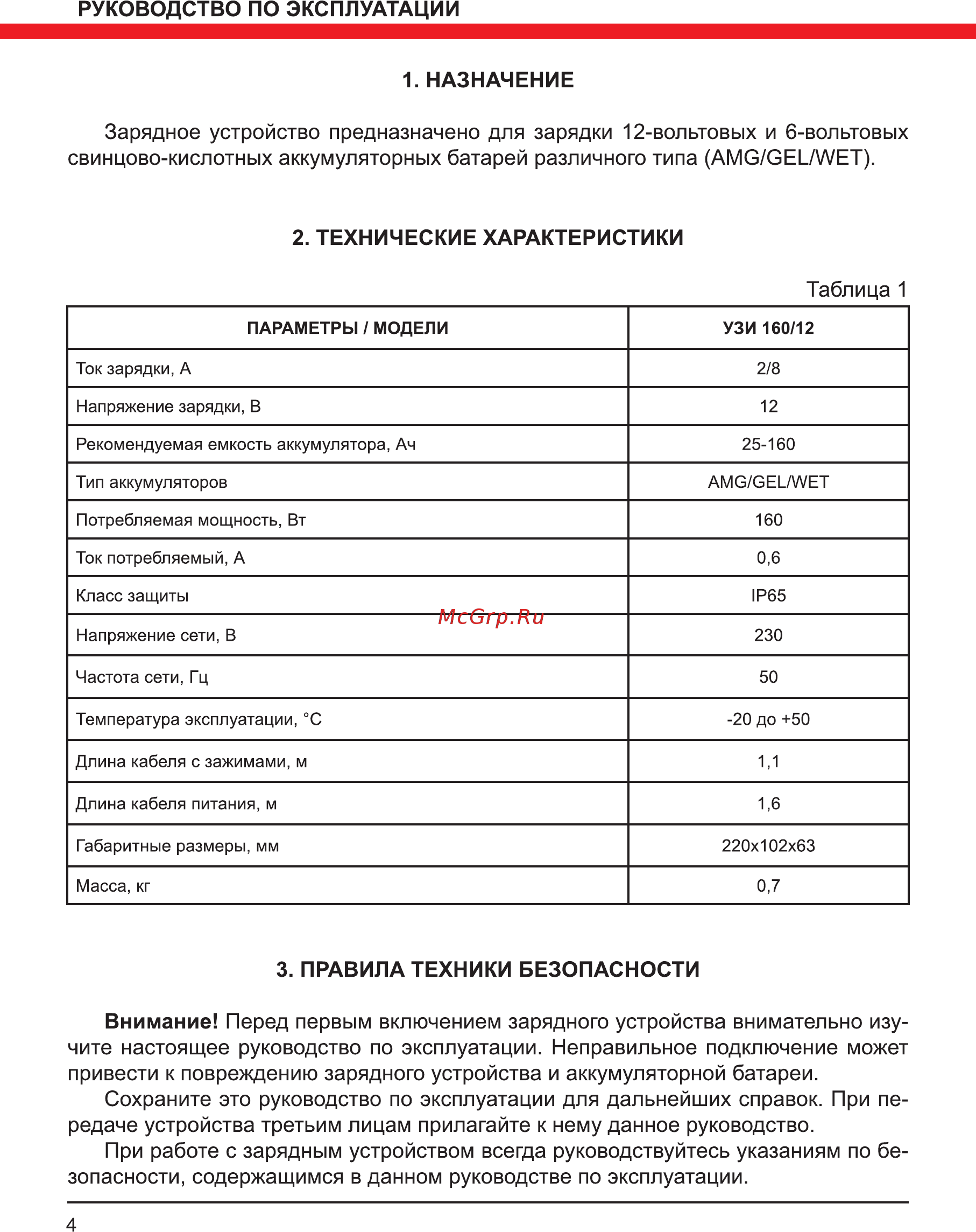 Elitech УЗИ 160/12 (191005) [4/12] Руководство по эксплуатации