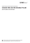 Foxweld SAGGIO 6516 MIG 500-NS DOUBLE PULSE Инструкция по эксплуатации