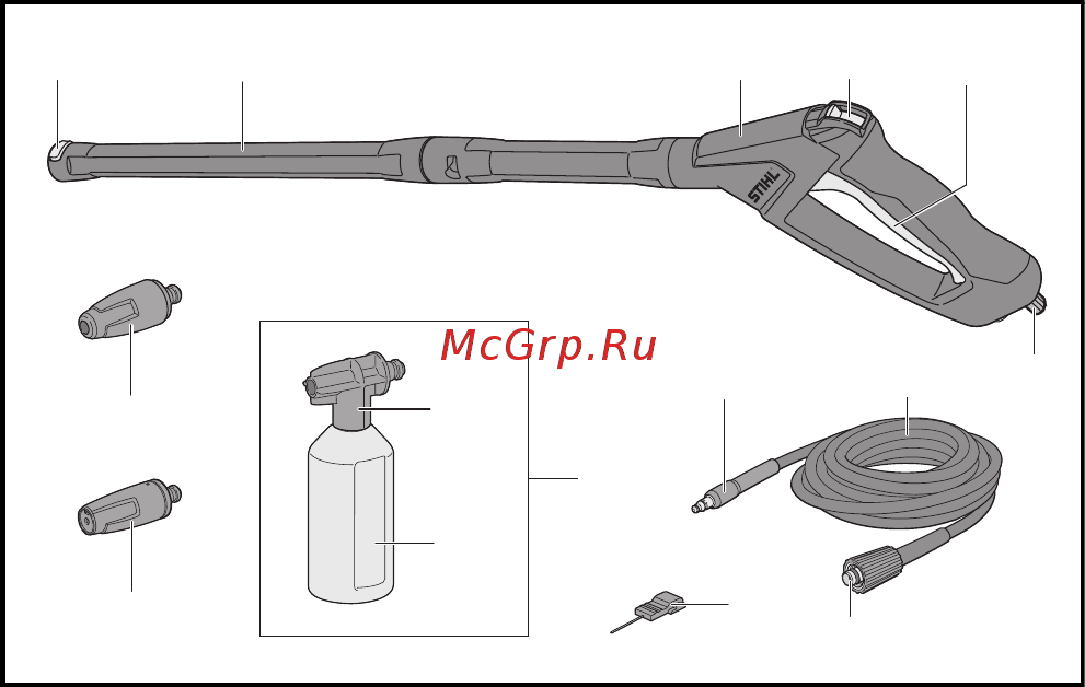 Stihl RE-100 [6/40] Распыляющее устройство