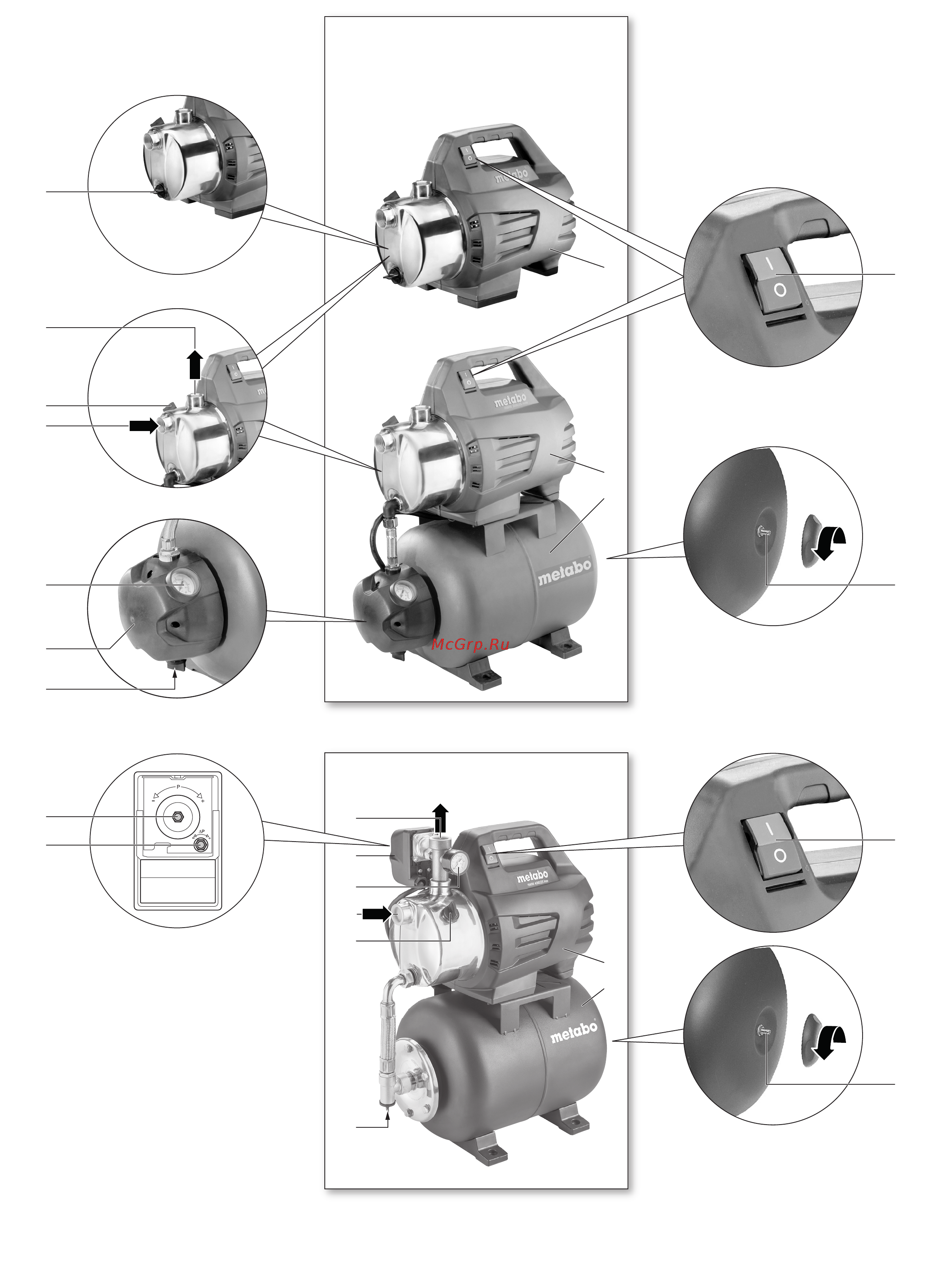 Metabo HWW 4000/25 Inox 600982000 Инструкция по эксплуатации онлайн [2/60] 505276