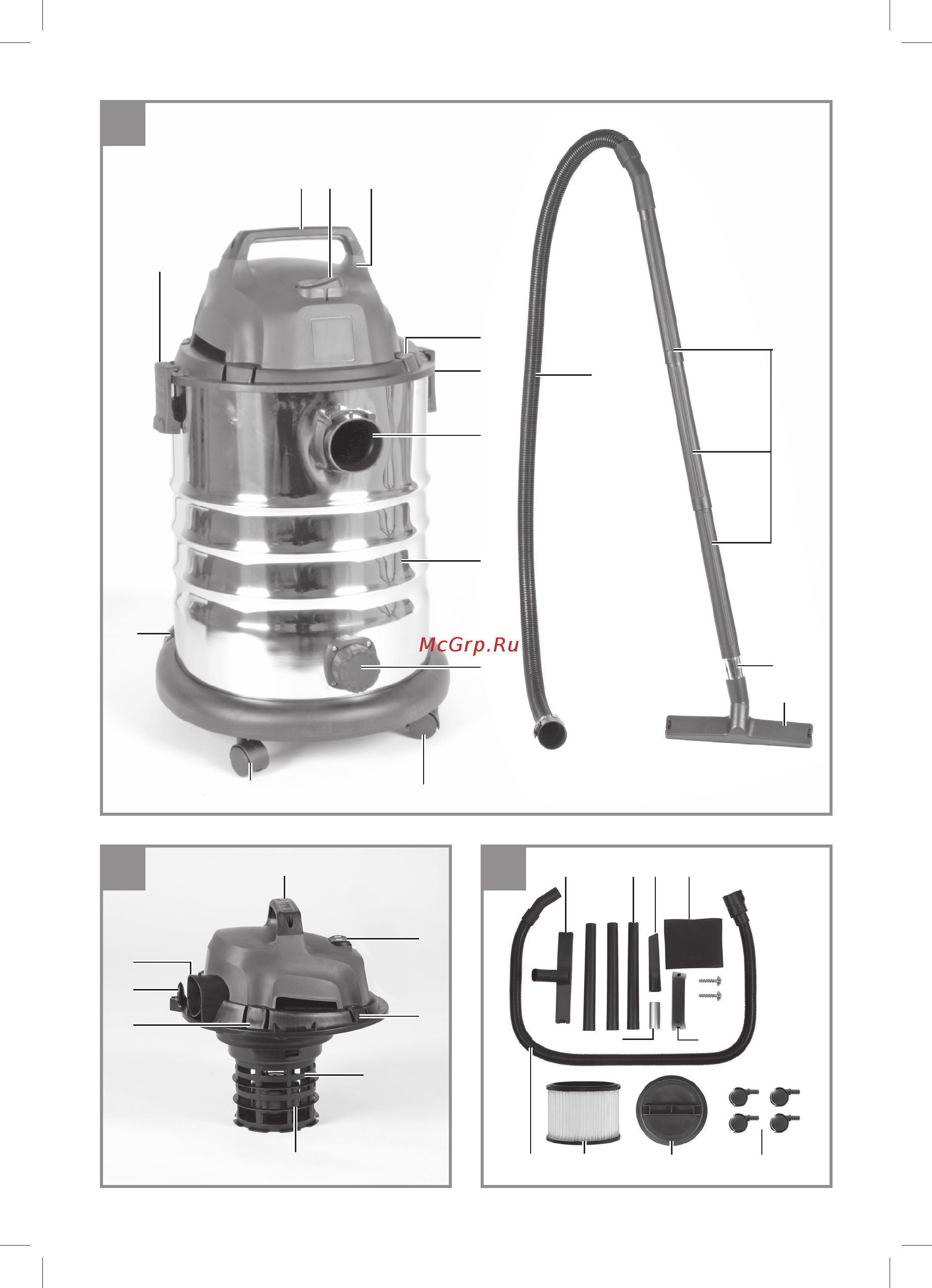 Einhell TС-VC 1930 S 2342188 Инструкция по эксплуатации онлайн [2/110] 846207