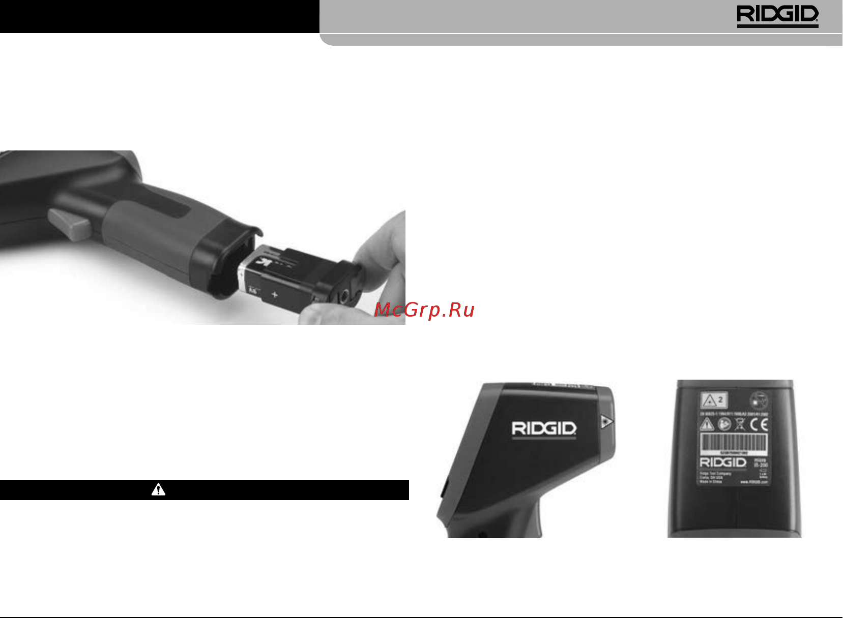 Ridgid IR-200 36798 [51/325] Kontrolle vor dem betrieb