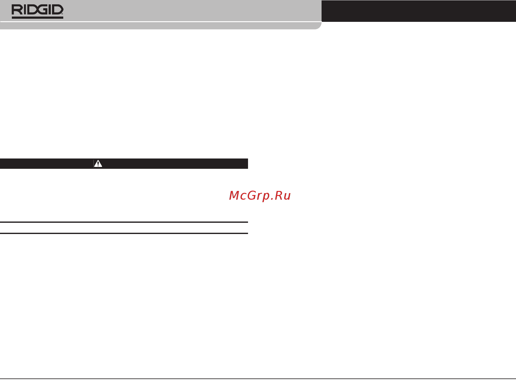 Ridgid IR-200 36798 [6/325] Description specifications and standard equipment