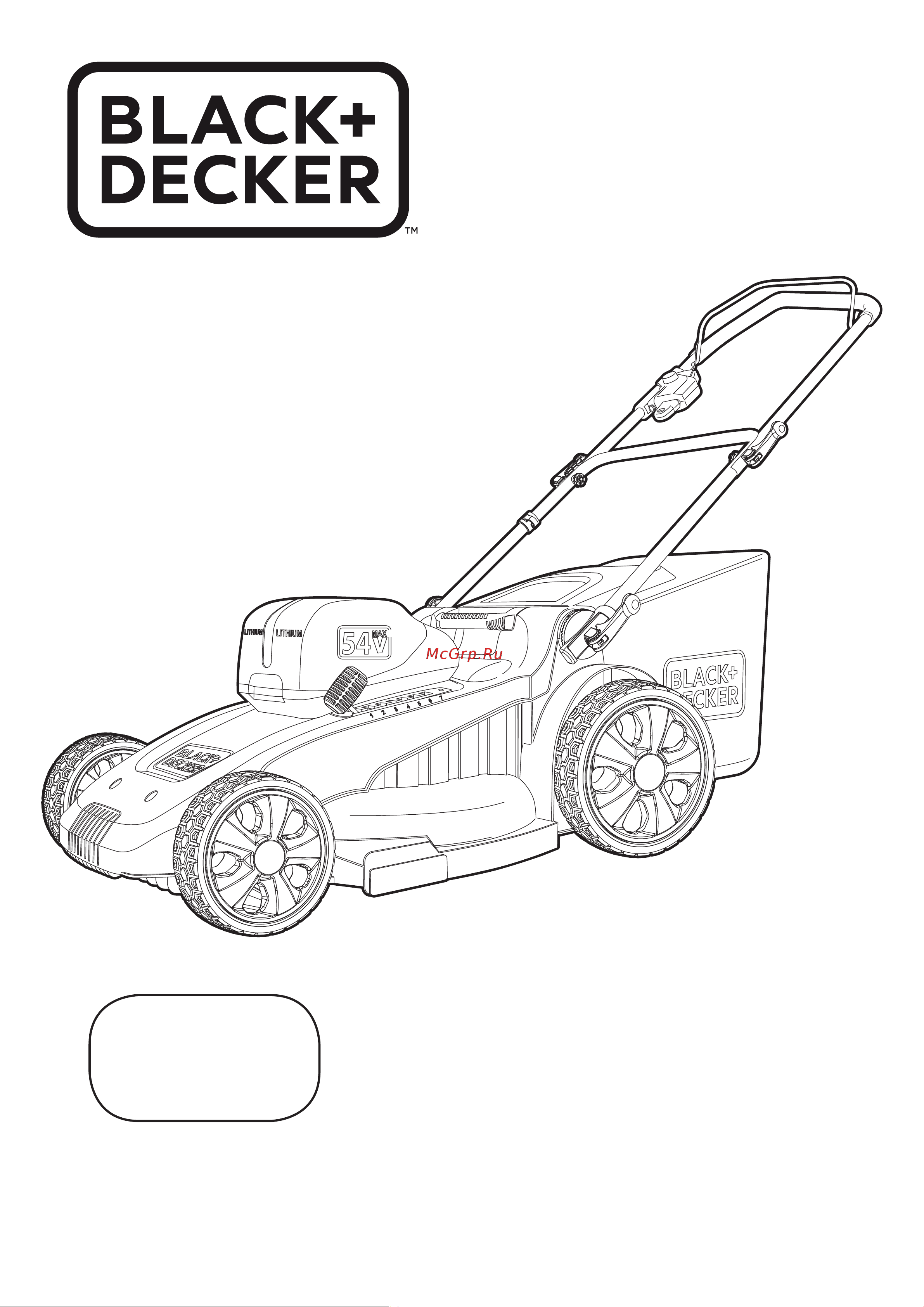 Black & Decker CLM5448PC2 Инструкция по эксплуатации онлайн