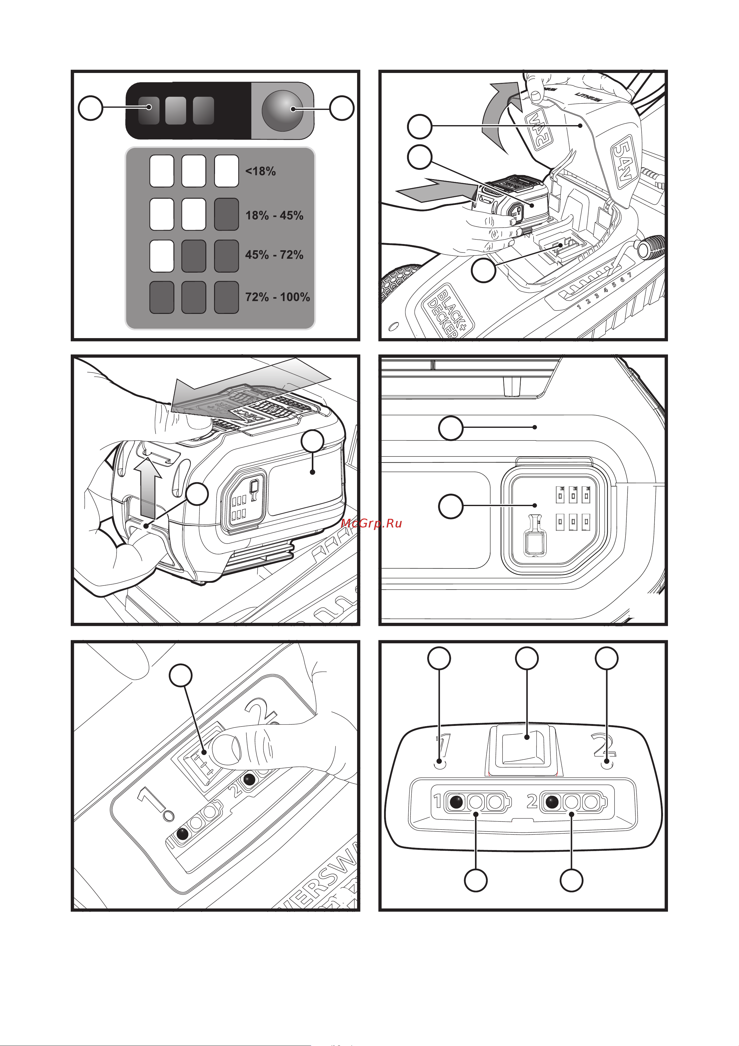 BLACK & DECKER CLM5448PC2 Инструкция по эксплуатации онлайн [3/36] 663191
