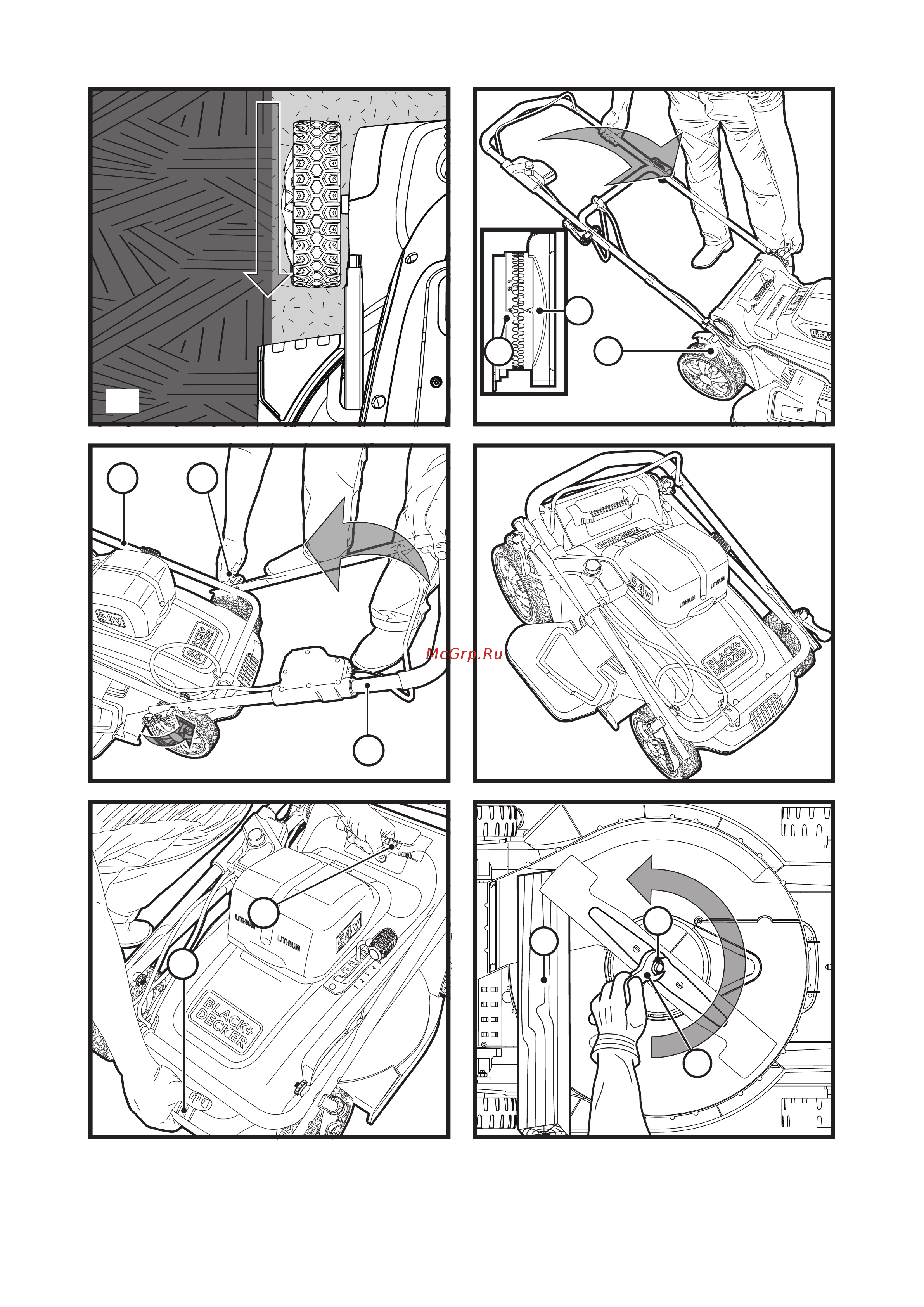 BLACK & DECKER CLM5448PC2 Инструкция по эксплуатации онлайн [6/36] 663191
