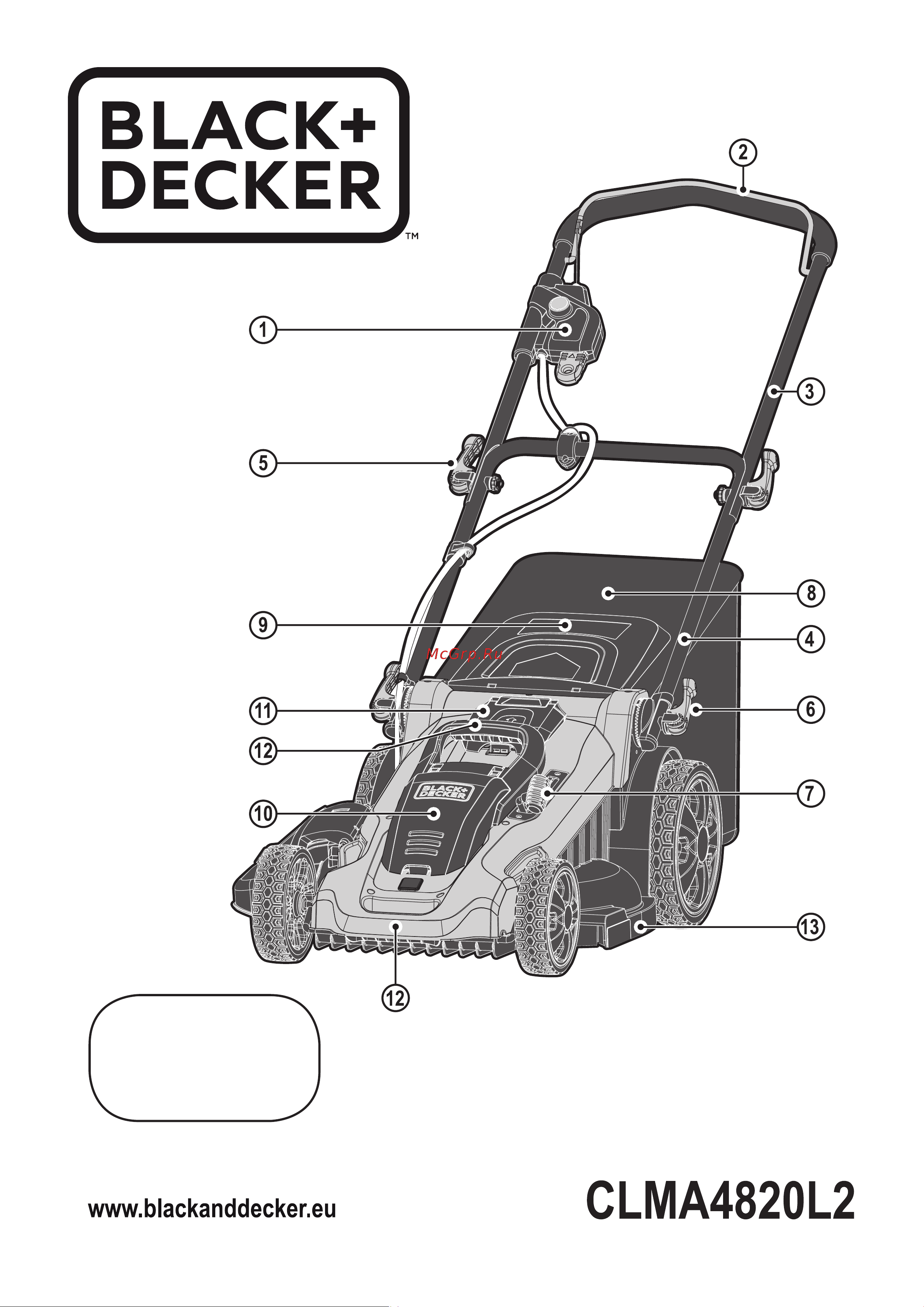 Black & Decker CLMA4820L2 Инструкция по эксплуатации онлайн