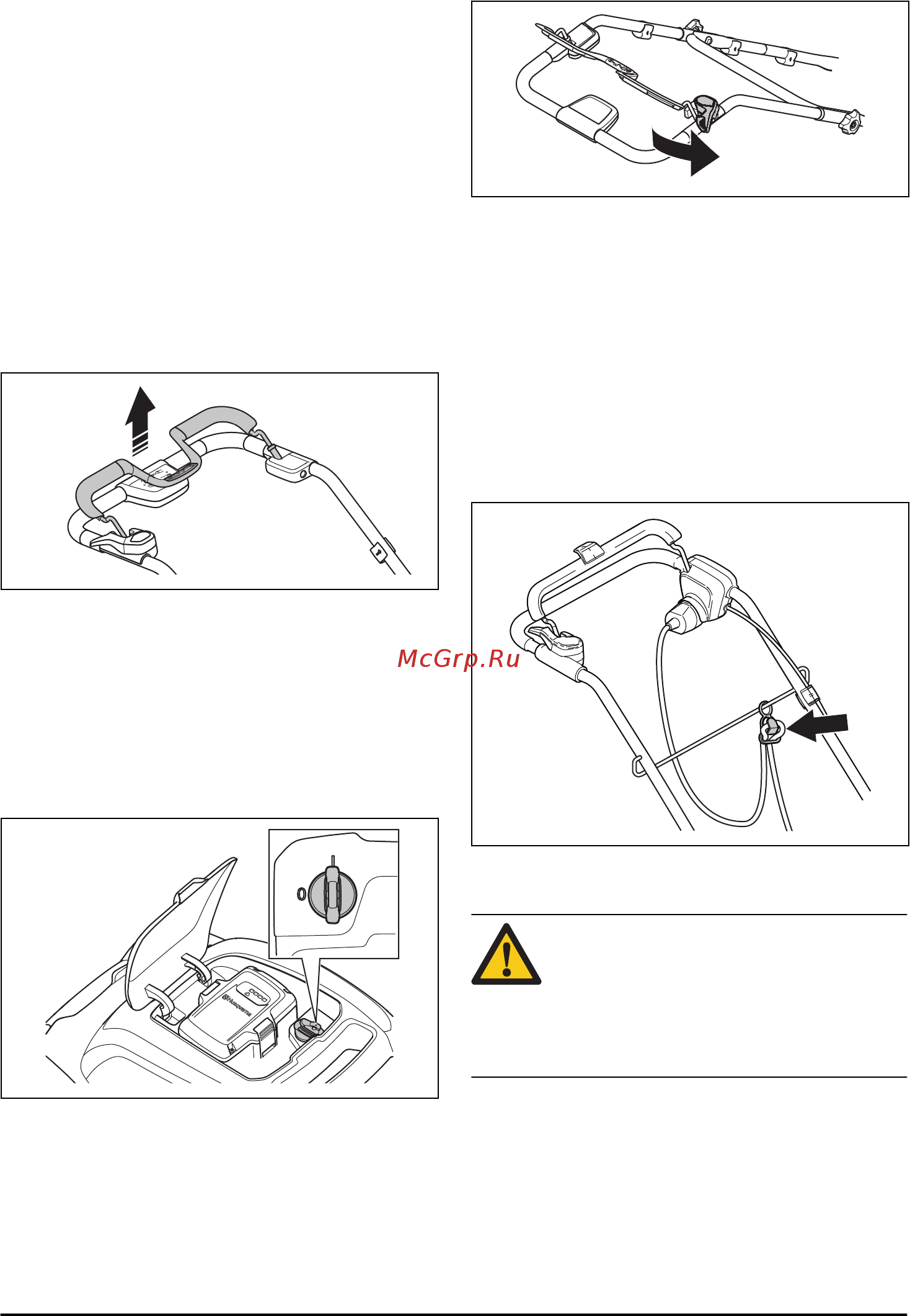 Husqvarna S138i (9679222-01) [10/720] To do a check of the covers