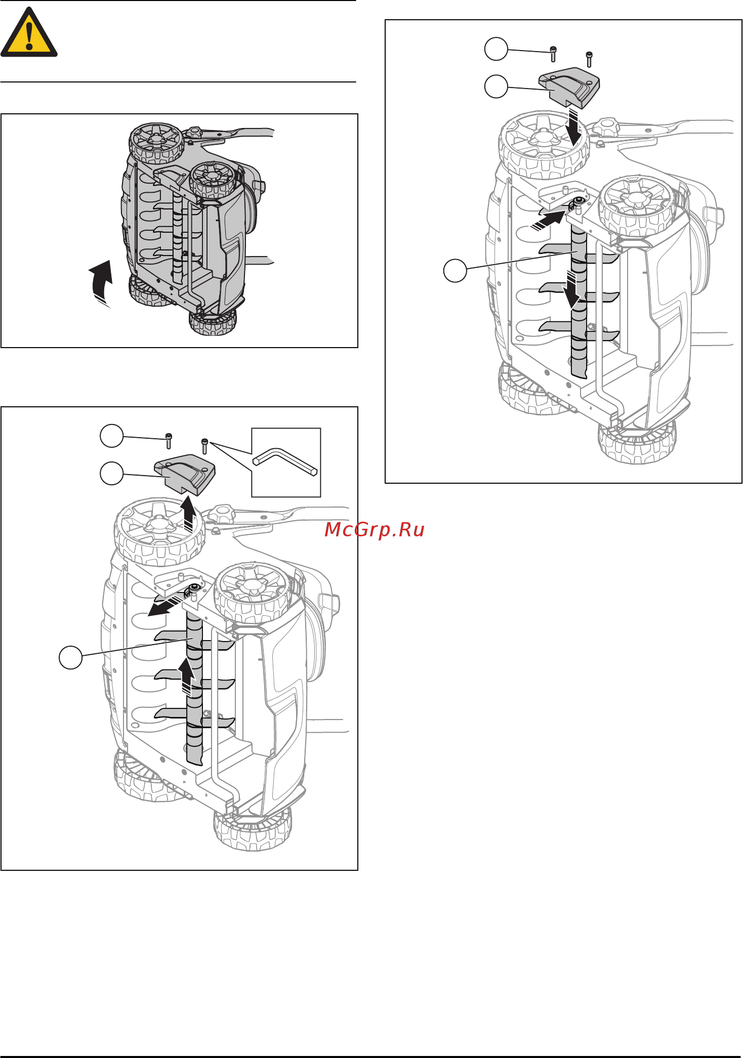 Husqvarna S138i (9679222-01) [128/720] Sådan udskiftes vertikalskærerudstyret