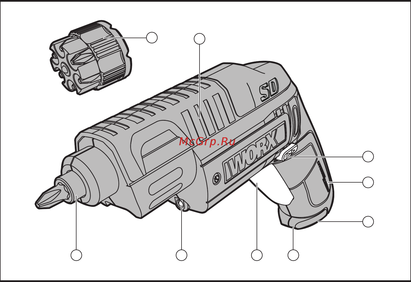 Worx WX254.4 Инструкция по эксплуатации онлайн [4/104] 505420