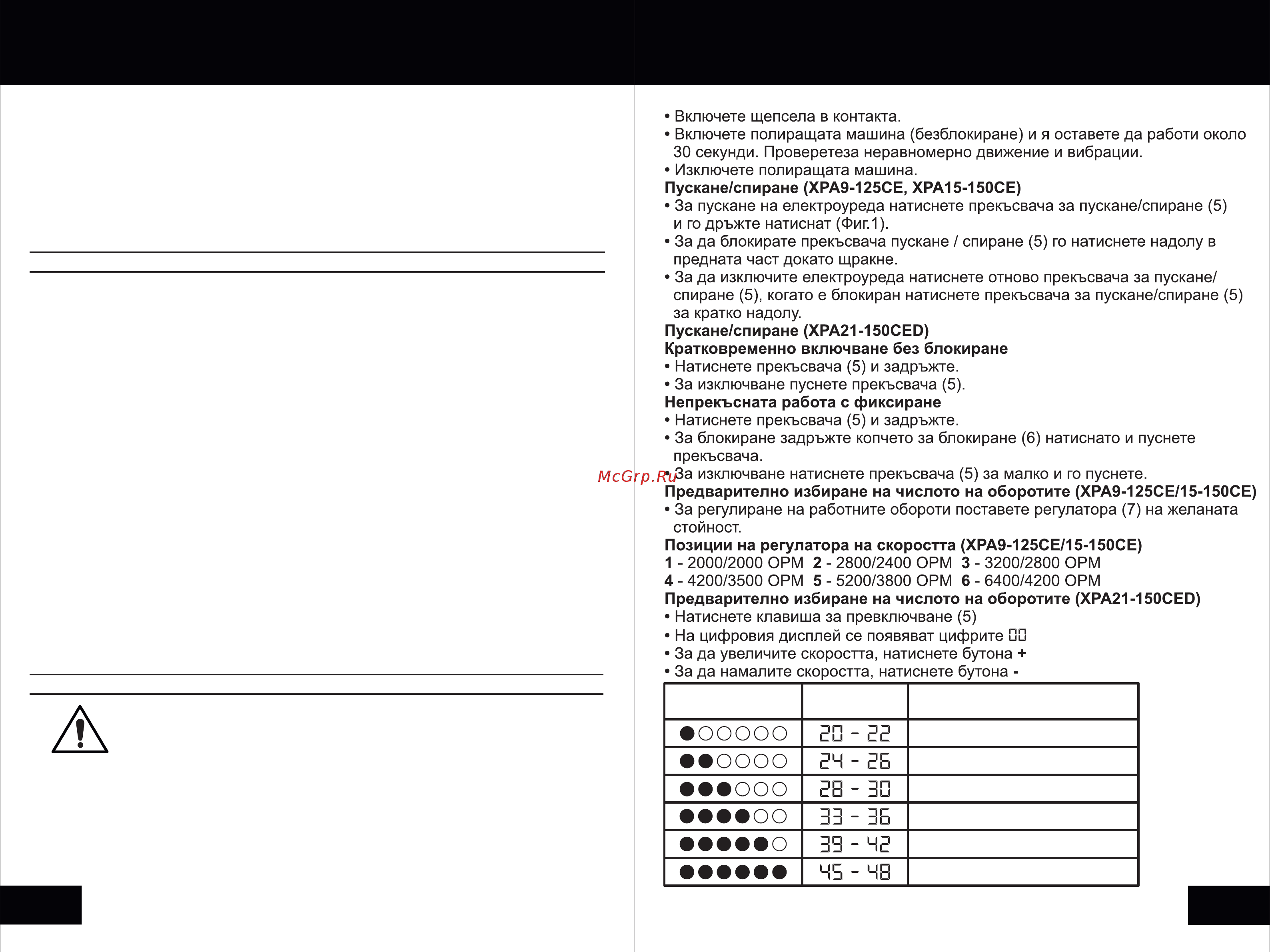 STATUS XPA15-150CE 03390401 [20/26] Страница 20