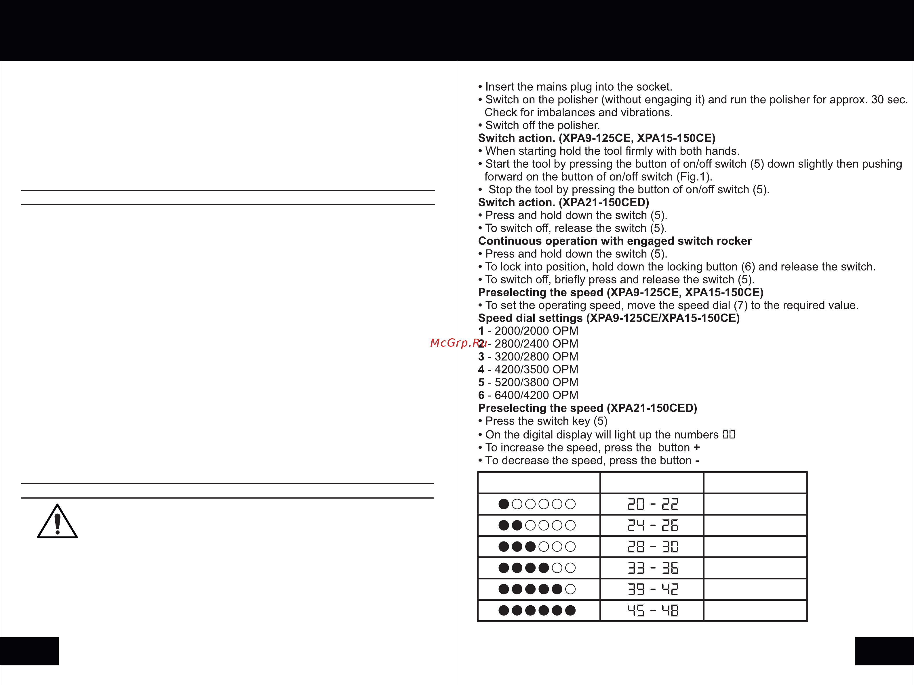 STATUS XPA15-150CE 03390401 [5/26] Страница 5