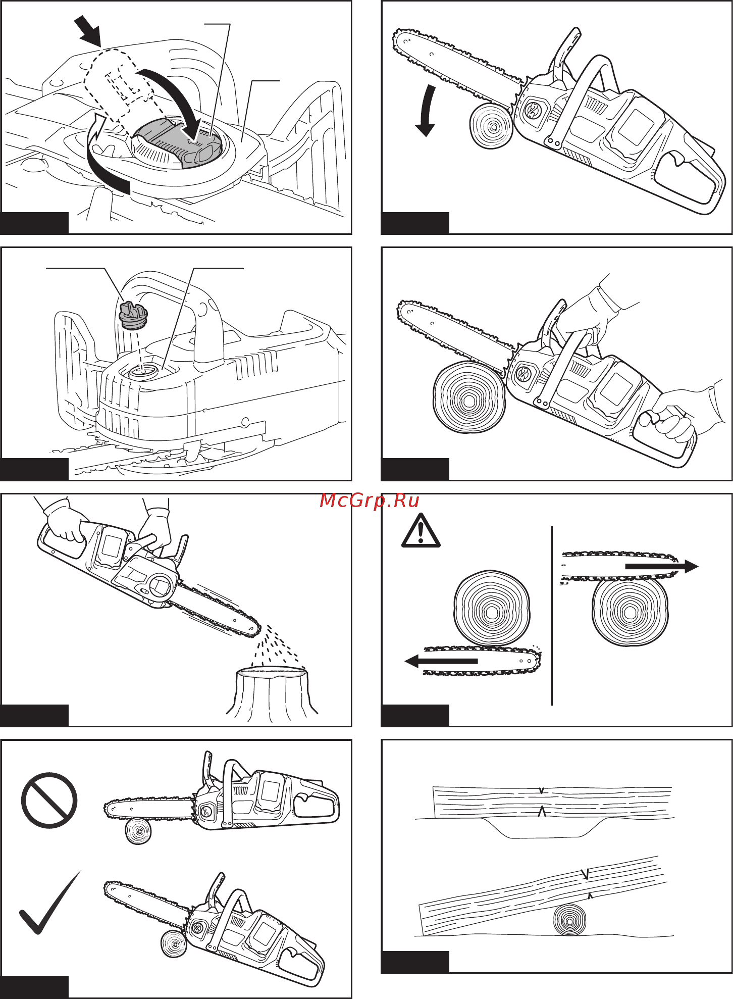 Makita DUC204Z (без АКБ) Инструкция по эксплуатации онлайн [5/100] 505513