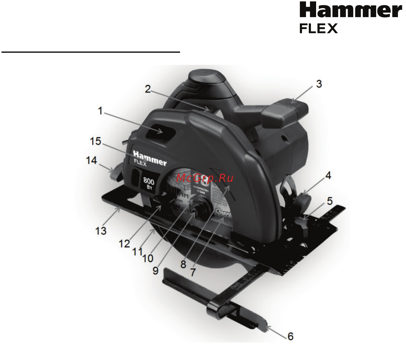 Hammer Flex CRP800D (140-019) Инструкция по эксплуатации онлайн [3/20] 571168
