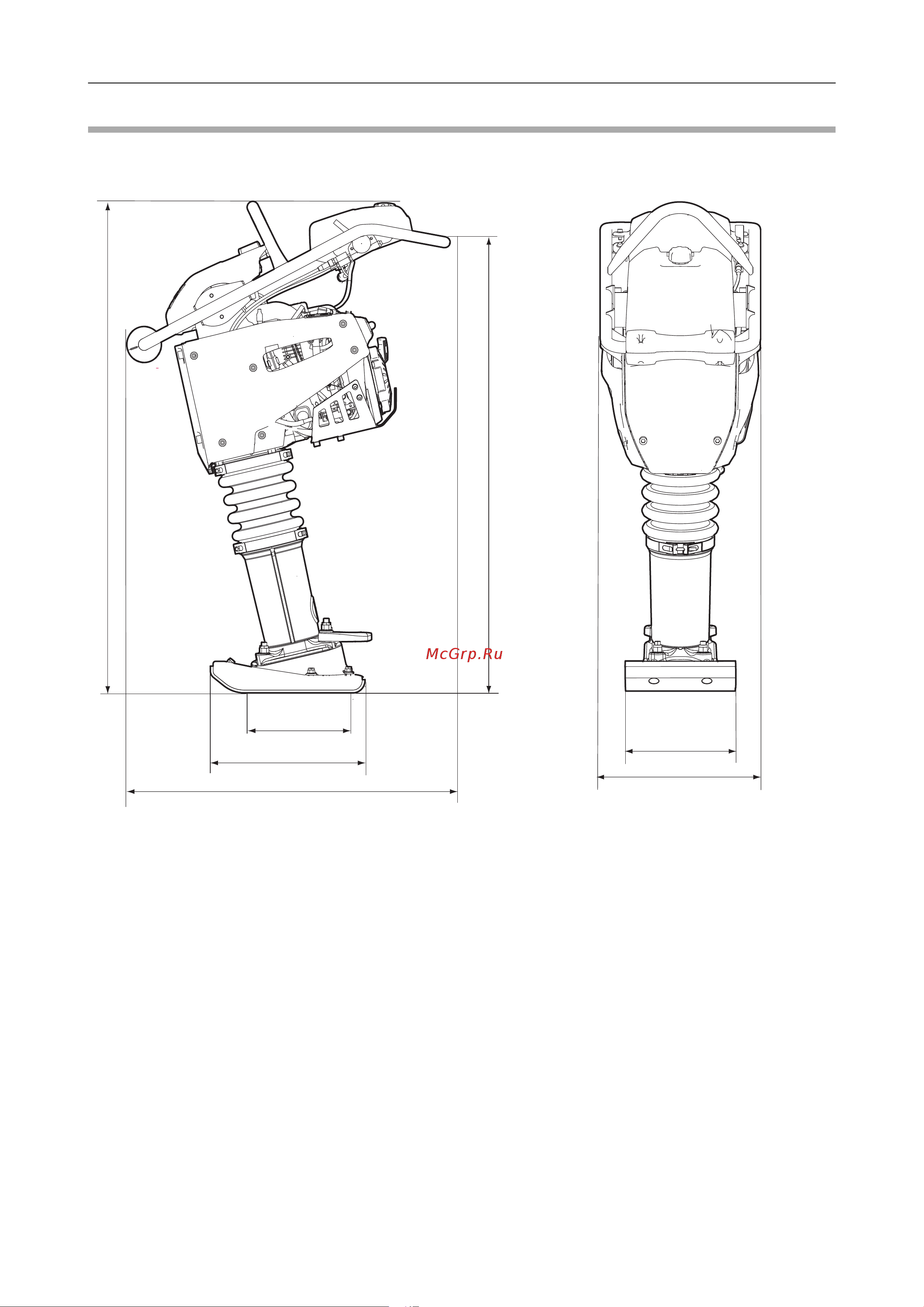 Husqvarna LT 5005 9 [31/33] Размеры