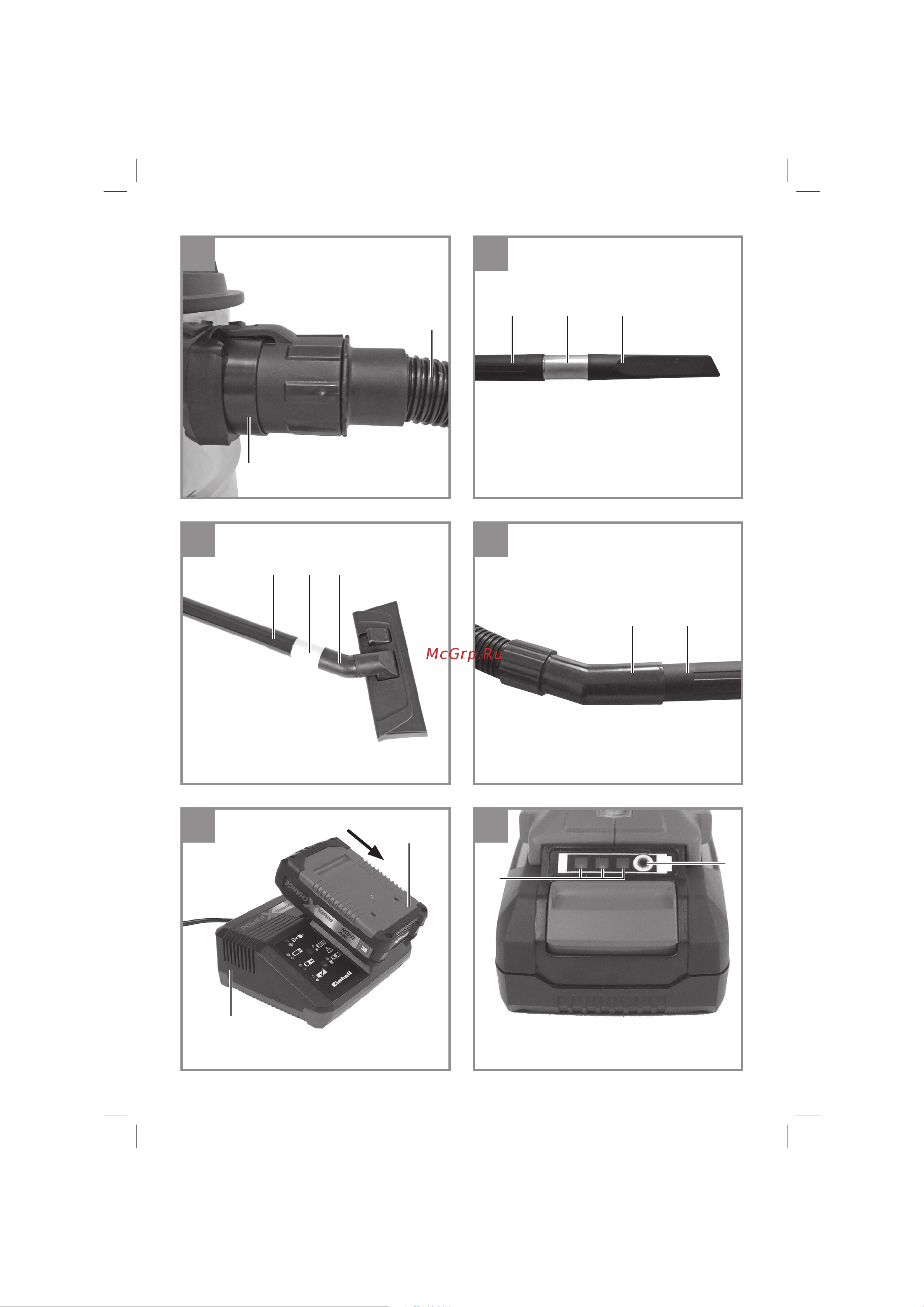 Einhell PXC TC-VC 18/20 Li S-Solo (2347130) Инструкция по эксплуатации онлайн [4/166] 505706