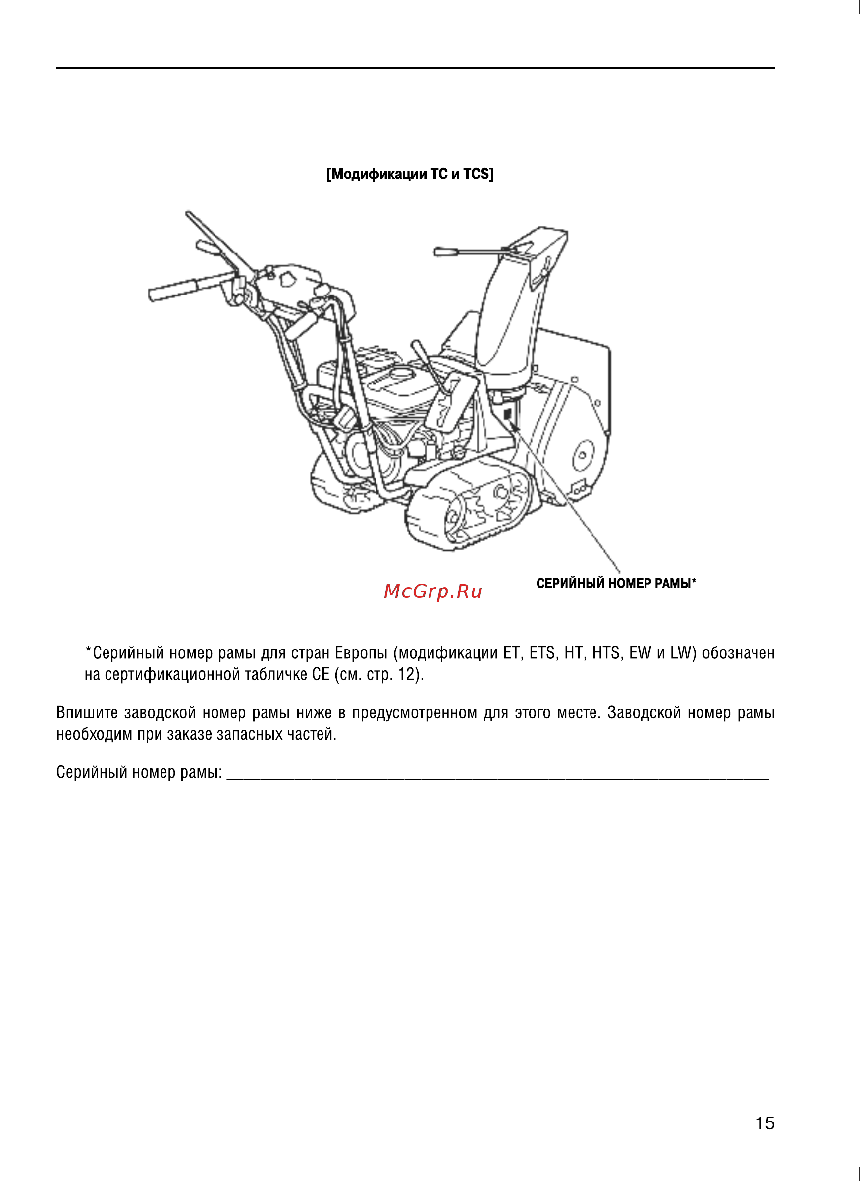 Honda HSS655K1ET Инструкция по эксплуатации онлайн [15/64] 832337