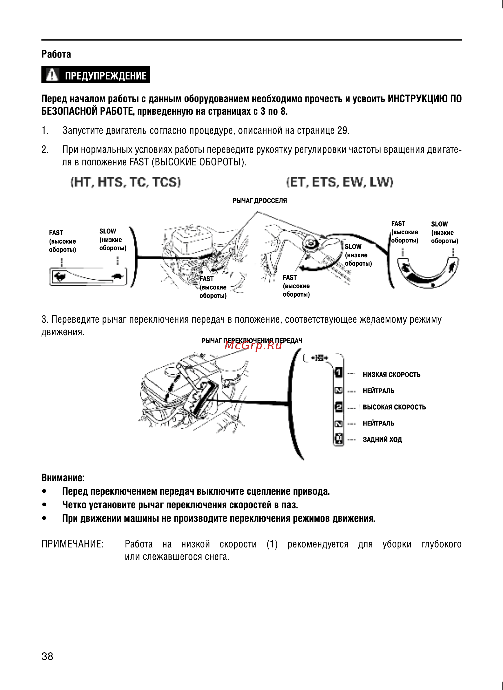 Honda HSS655ET1 [38/64] Нт hts тс tcs ет ets ew lw