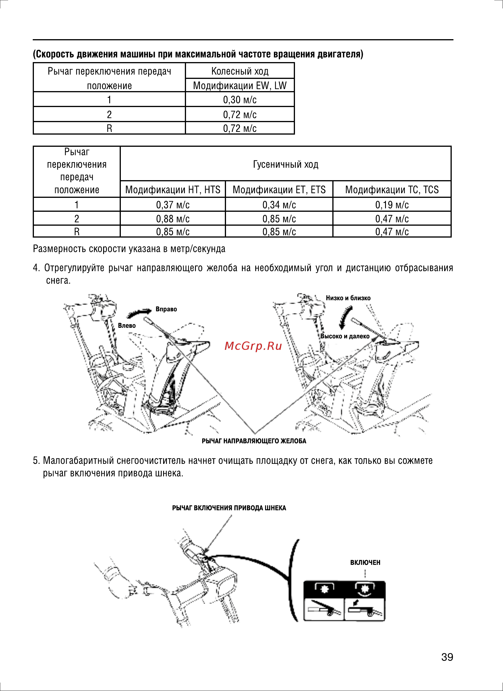 Honda HSS655ET Инструкция по эксплуатации онлайн [39/64] 832336