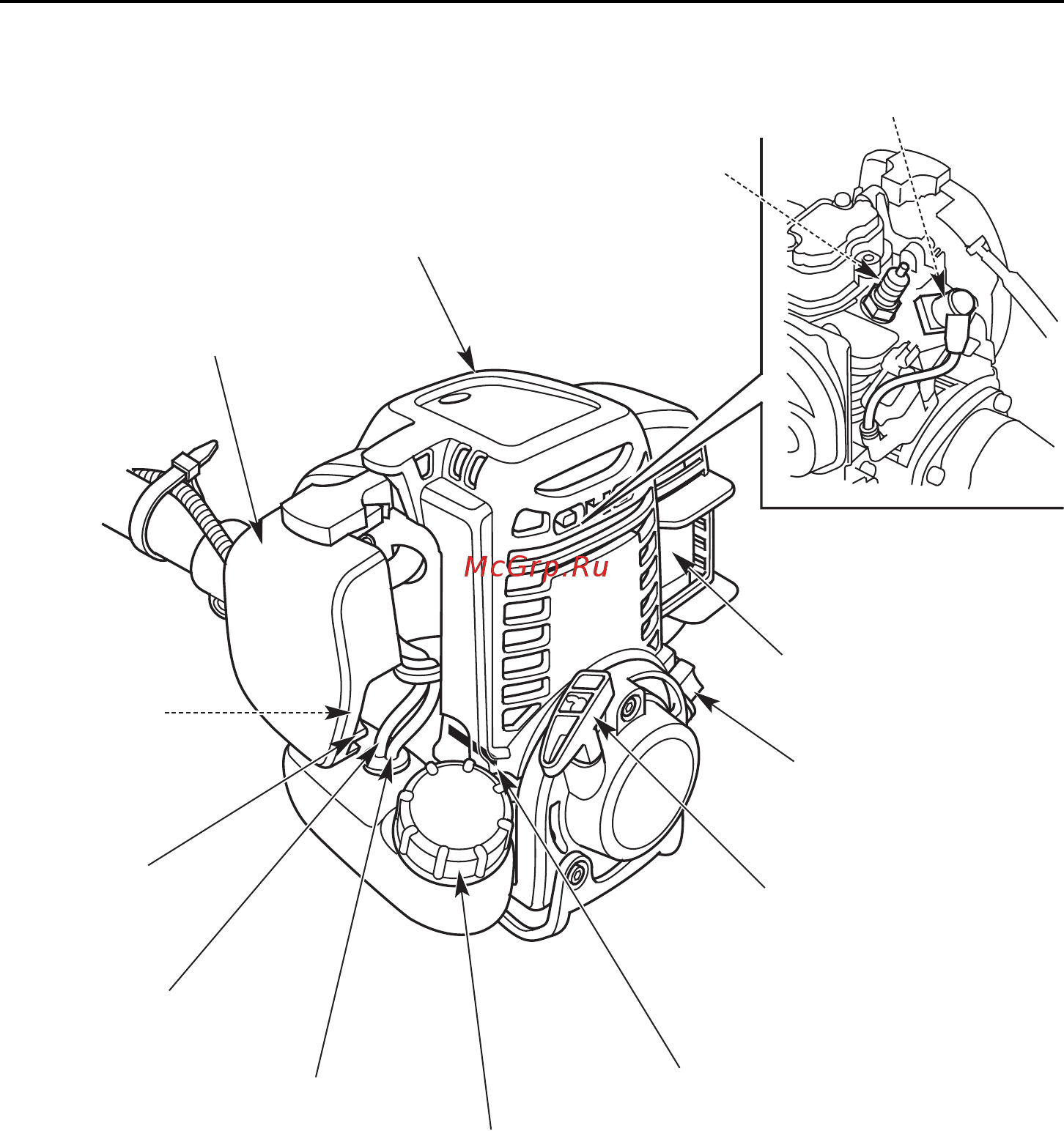 Honda UMK435TUEDT/RT [16/64] Серийный номер двигателя ___________________________________________________________