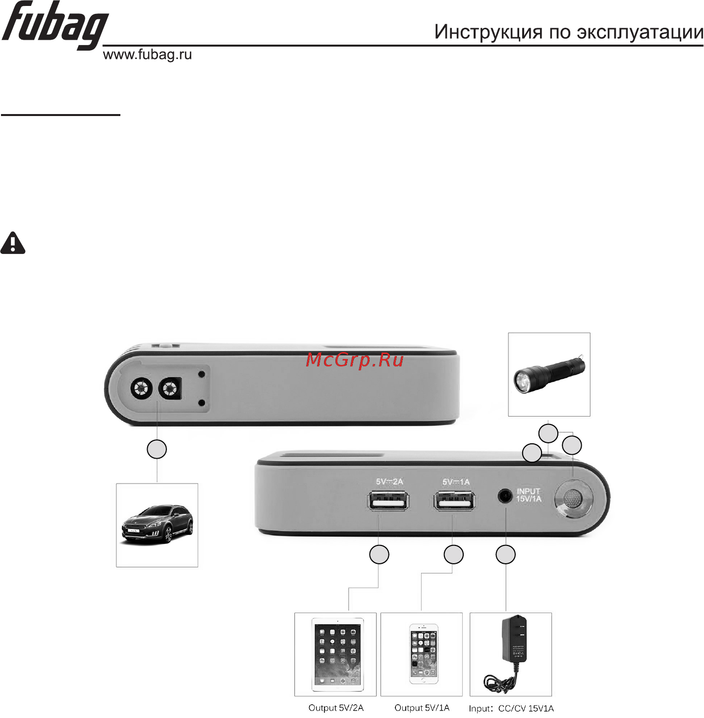 Fubag DRIVE 400 38635/46308 [5/10] Описание