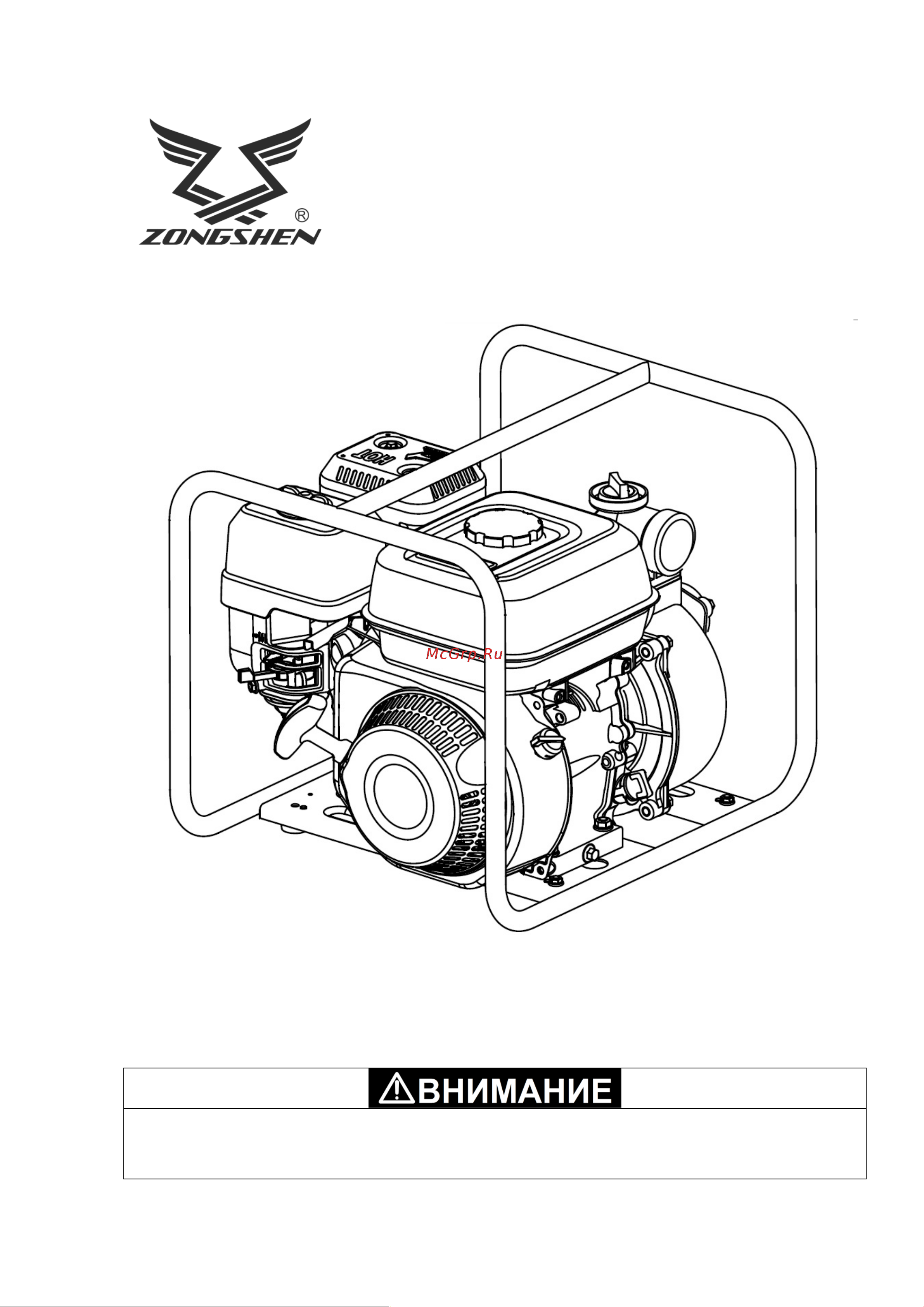 Zongshen HG 30 1T90SHG30 Инструкция по эксплуатации онлайн