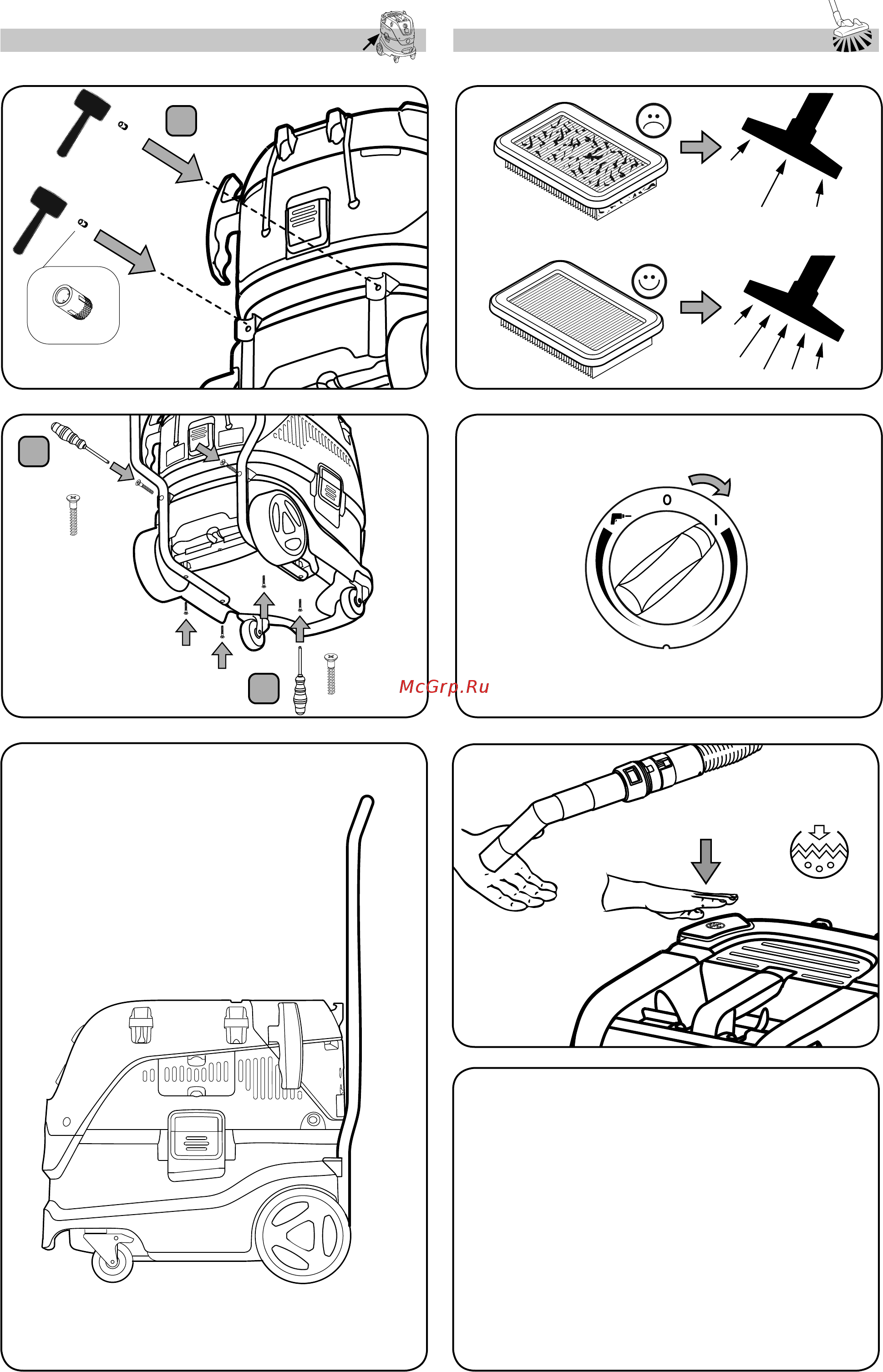 Nilfisk ATTIX 33-2L IC MOBILE 230 [9/26] Push clean