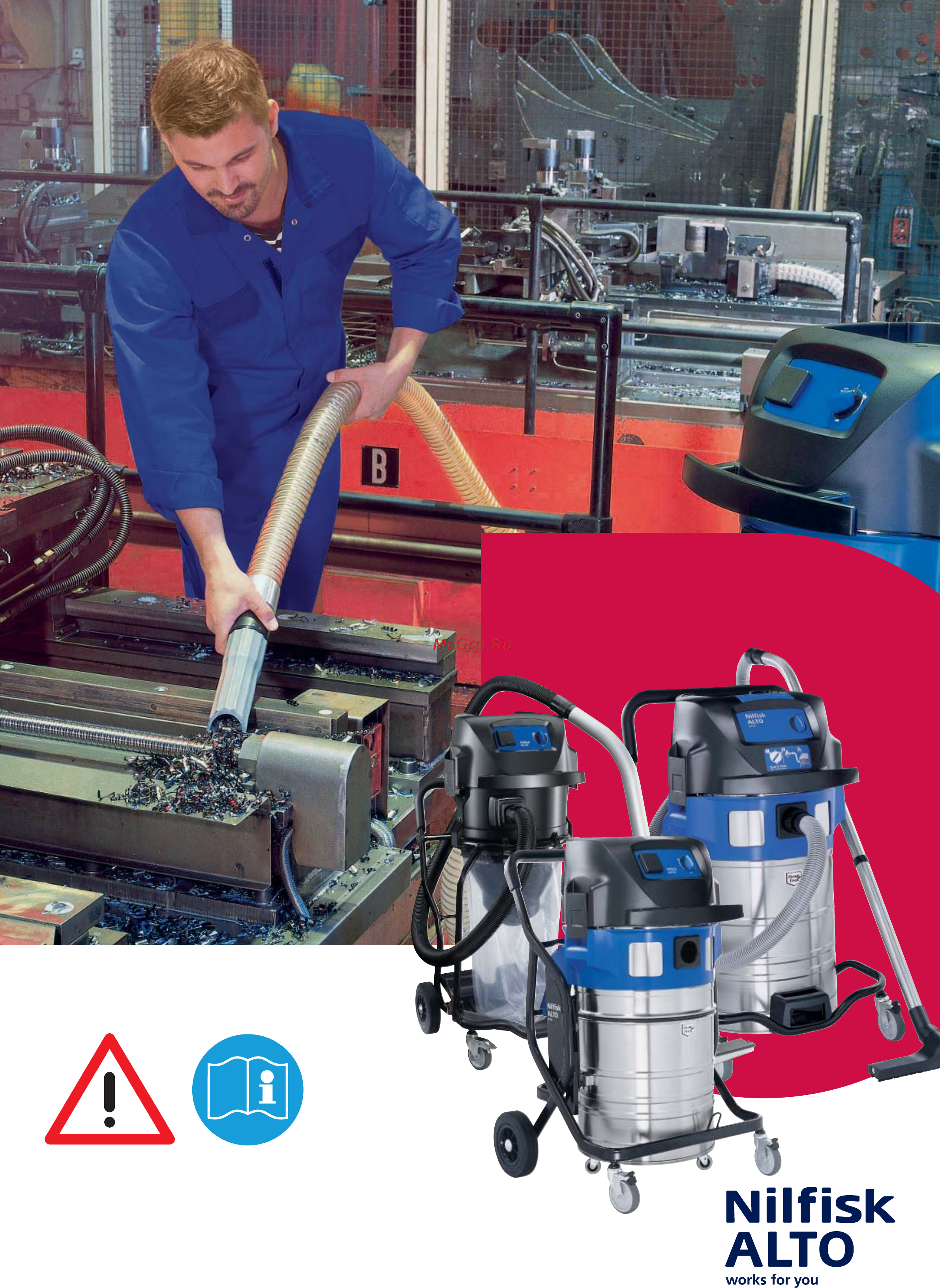 Nilfisk ATTIX 961-01 16A (302002900) Инструкция по эксплуатации онлайн
