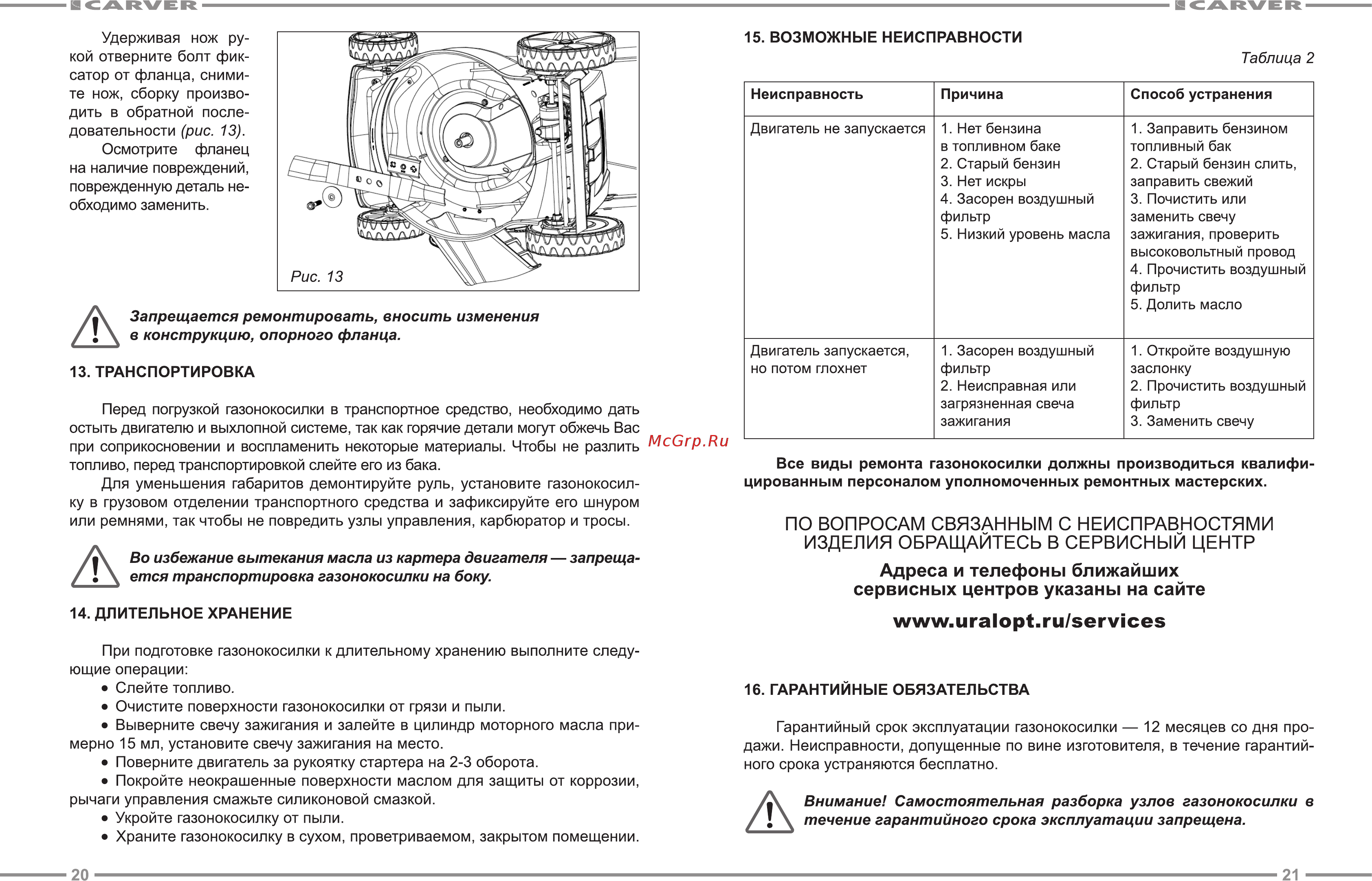 Carver LMG-2042HM (01.024.00002) [11/13] Адреса и телефоны ближайших