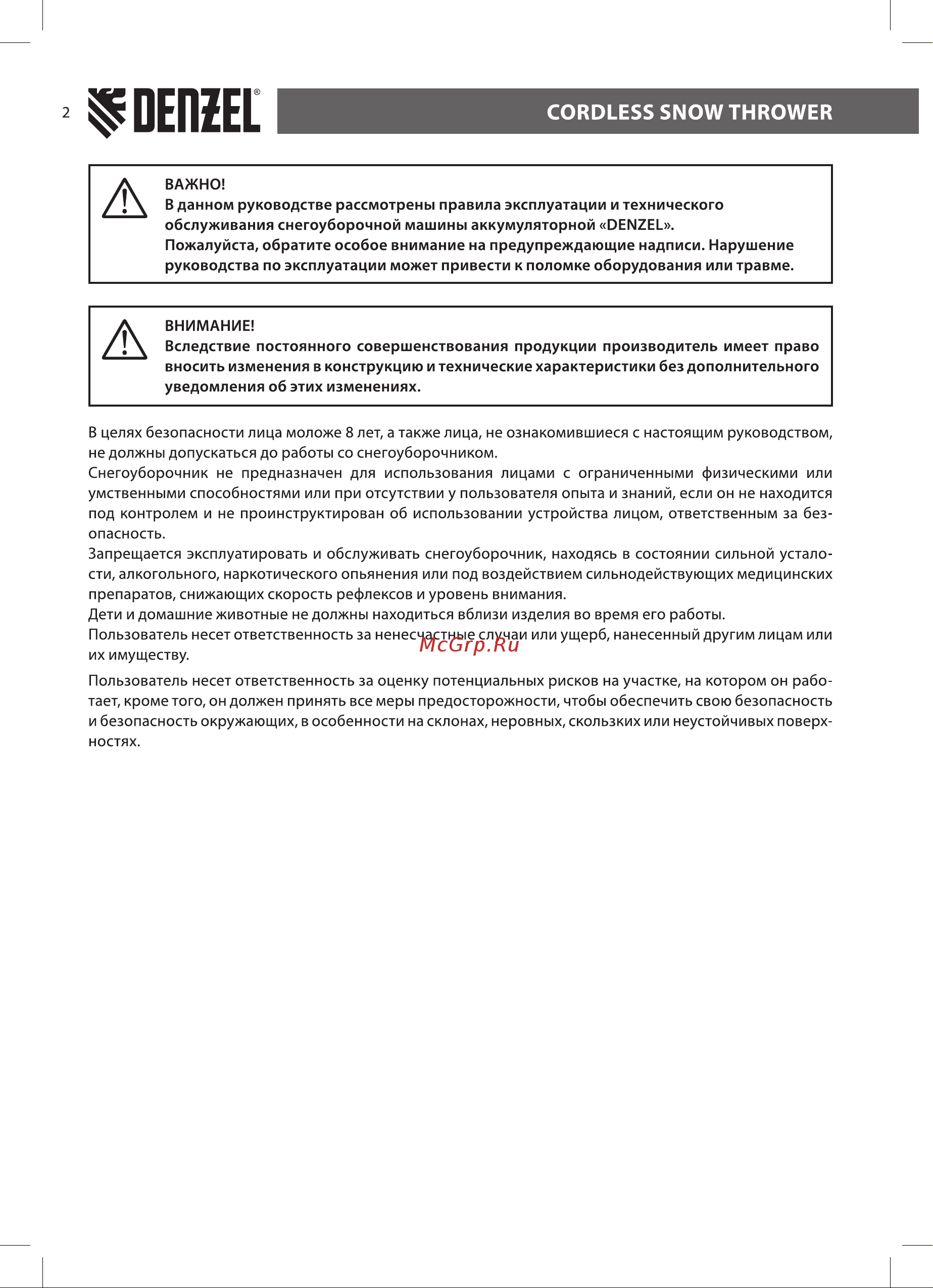 Denzel EST-51Li (97632) Инструкция по эксплуатации онлайн [2/24] 506491