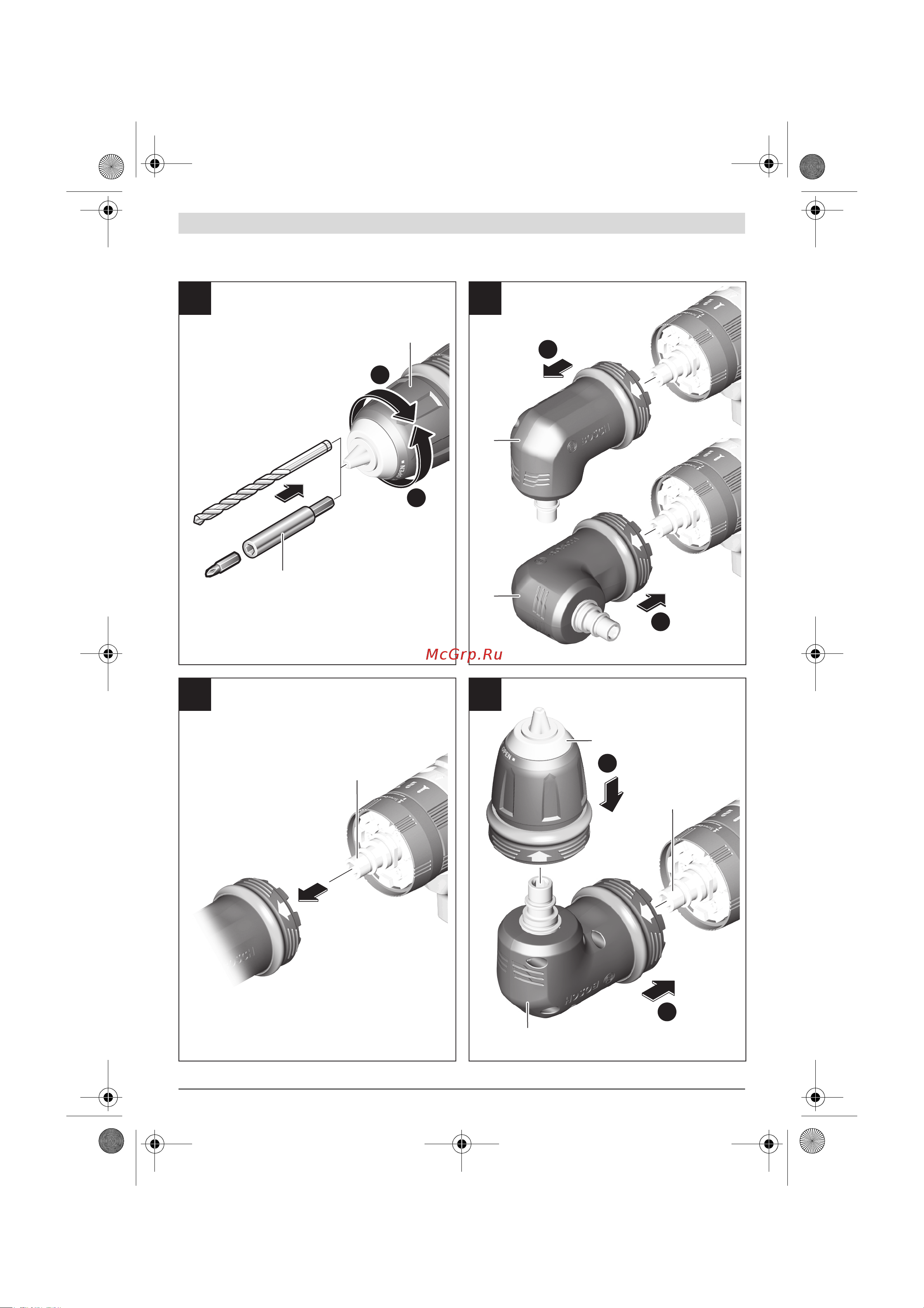 Bosch 18V Quick Snap 2 bat (06039A3401) Инструкция по эксплуатации онлайн [5/204] 510283