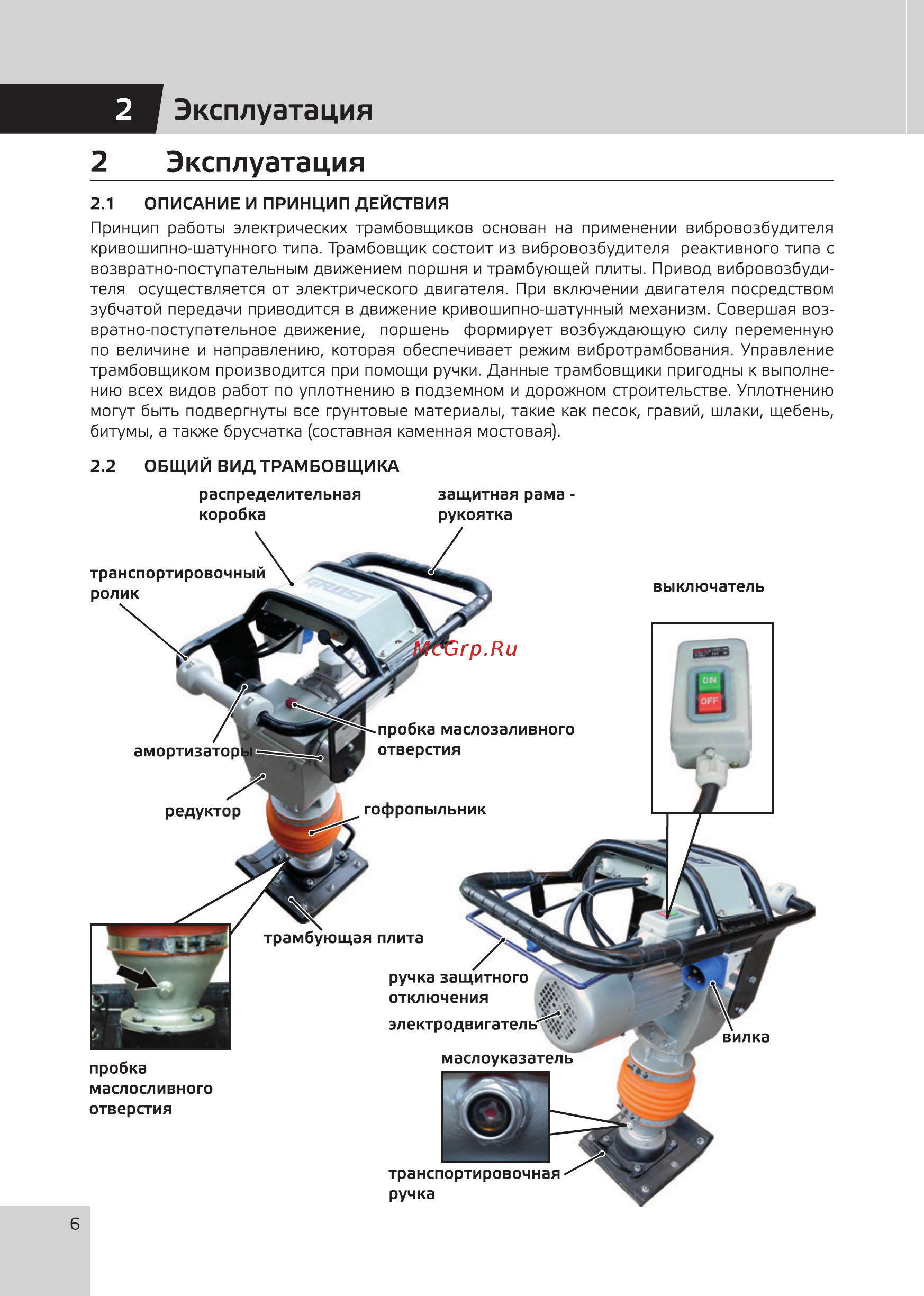 Grost TR90Е1 (110489) [8/20] Эксплуатация