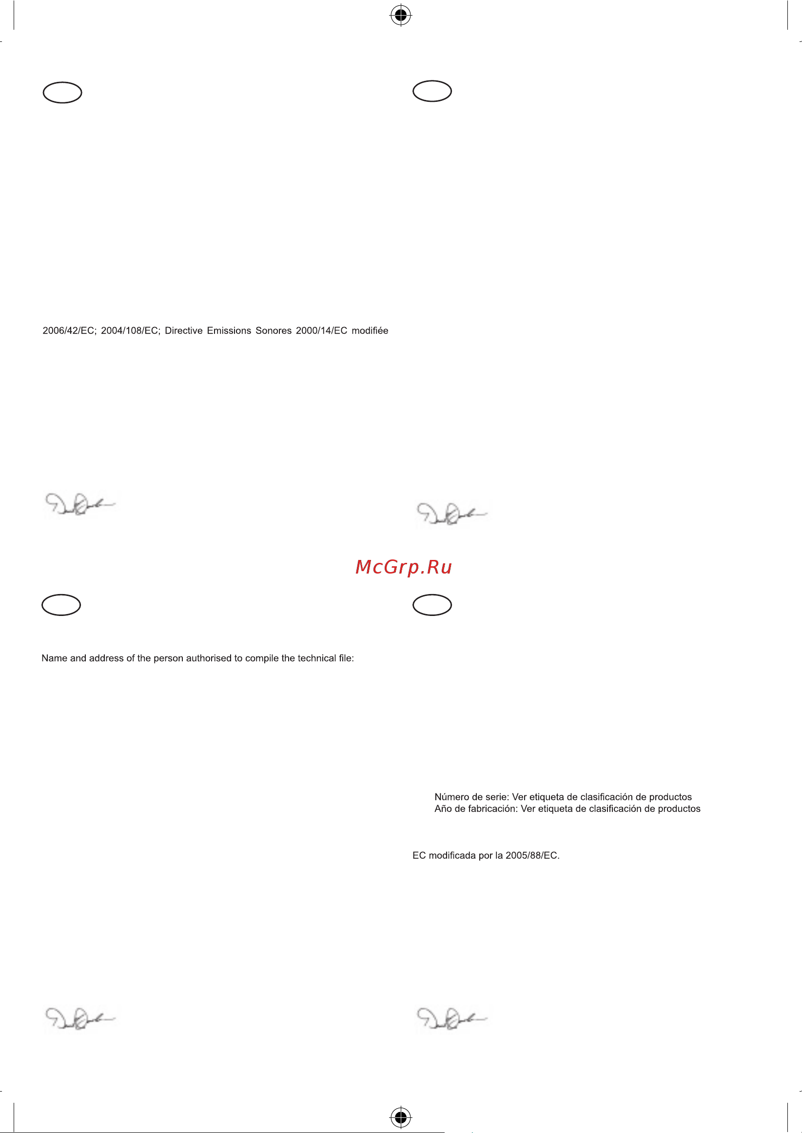 Greenworks G24CS (1500507) БЕЗ АККУМ и ЗУ Инструкция по эксплуатации онлайн [129/134] 507129