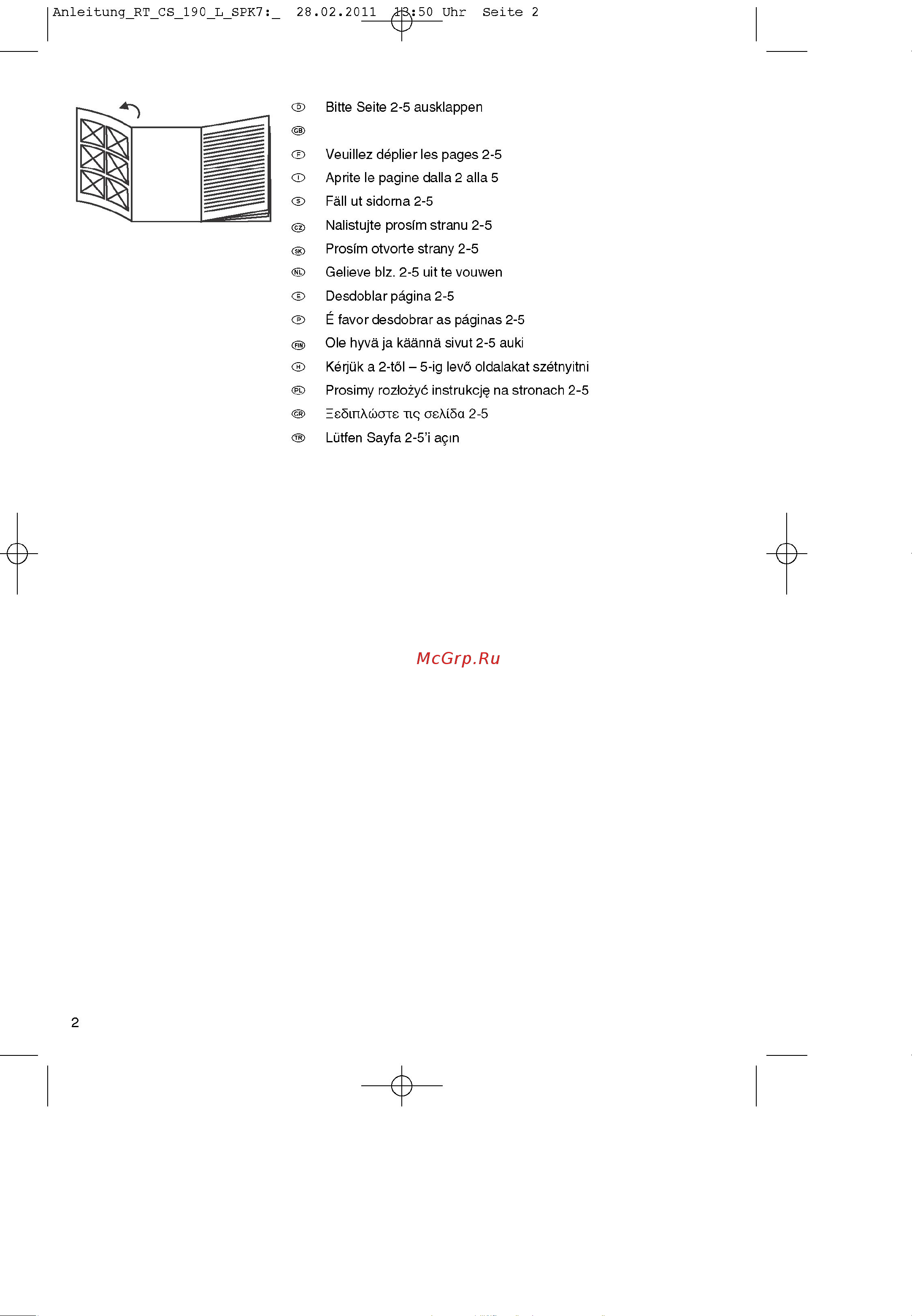 Einhell TE-CS 190 (4330970) Инструкция по эксплуатации онлайн [2/13] 661997