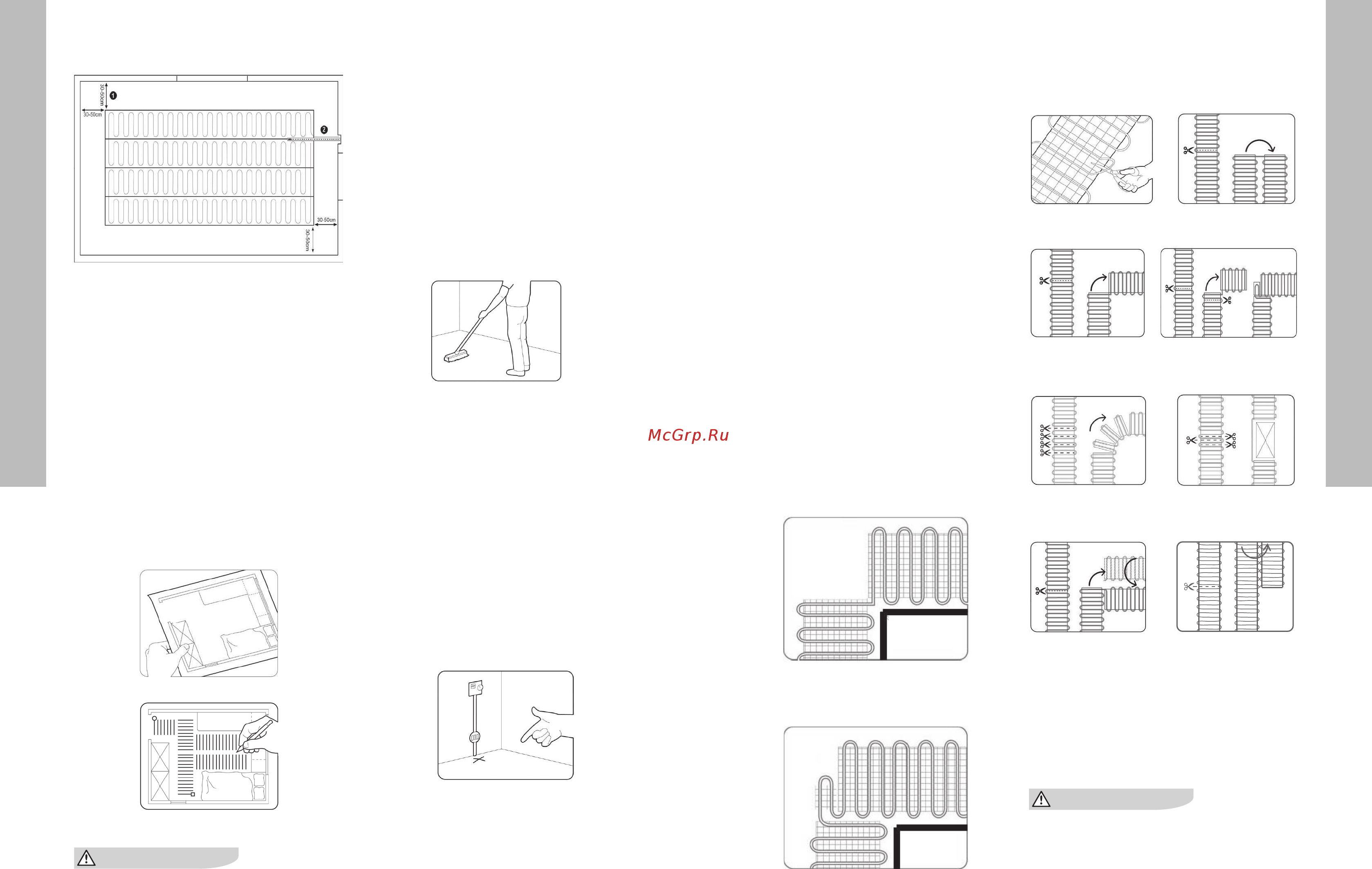 Electrolux EASY FIX MAT EEFM 2-150-1 [4/13] Монтаж нагревательного мата серии easy fix mat